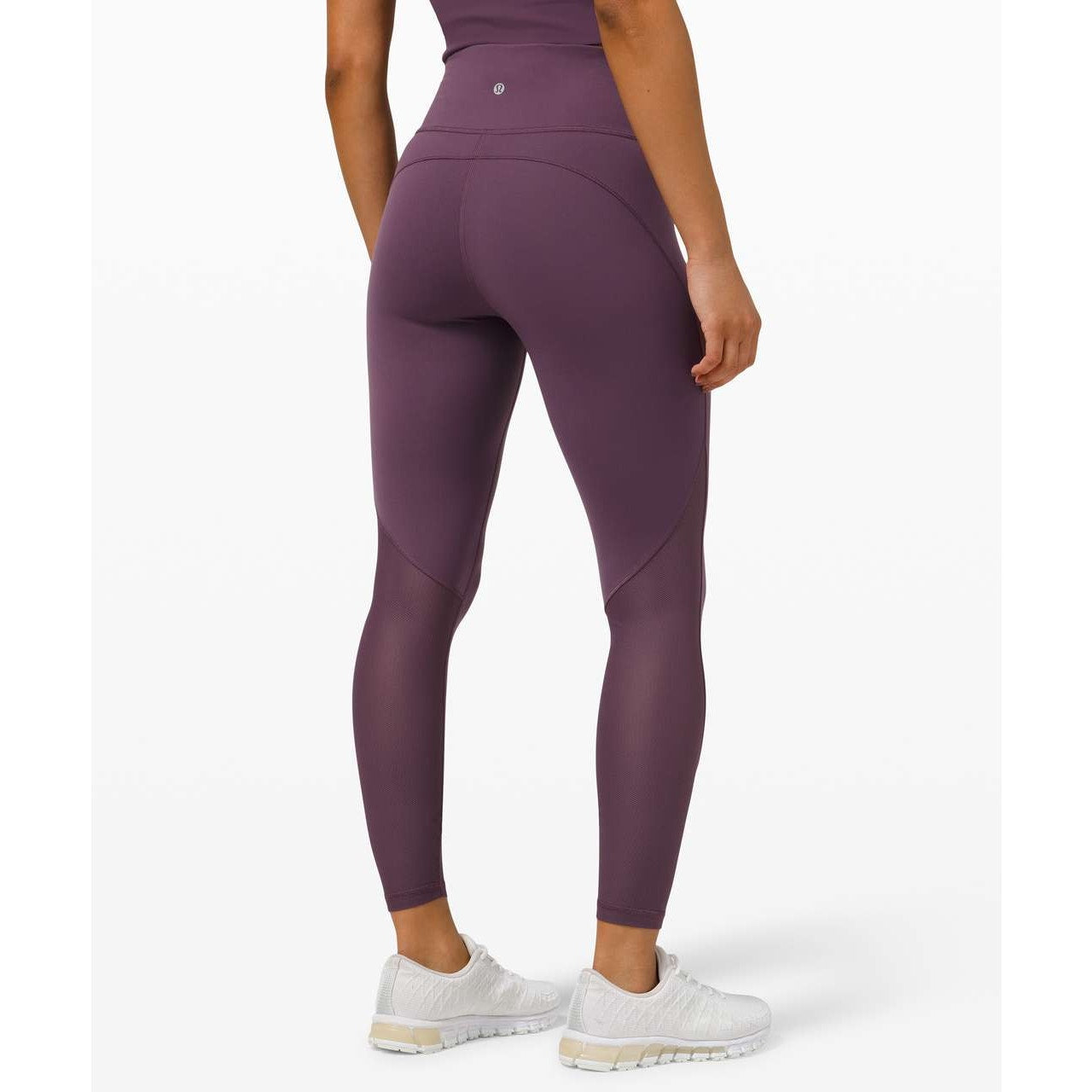 Lululemon Everlux and Mesh High-Rise Tight Leggings 25" Grape Thistle Purple 10