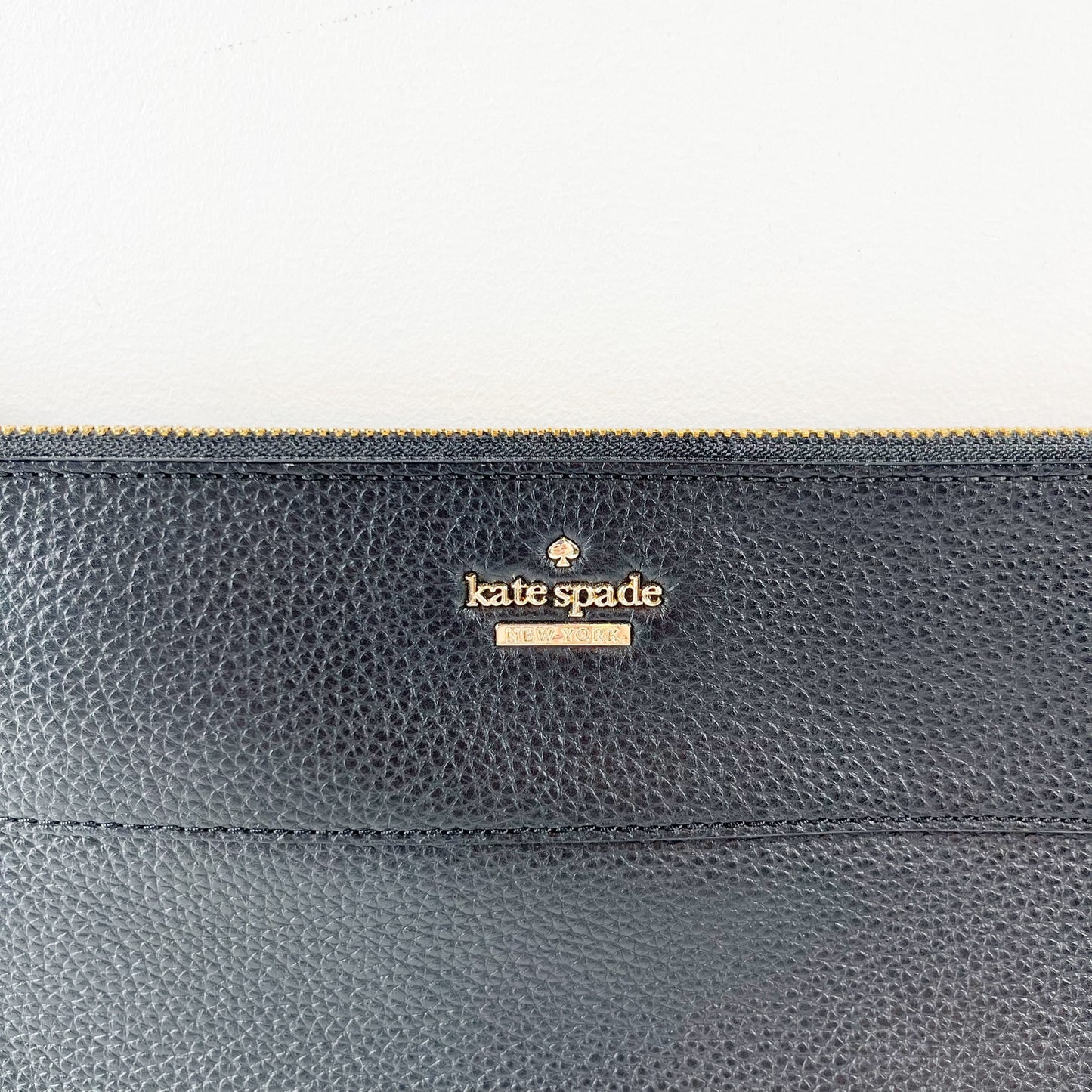 Kate Spade New York Pebble Leather Jackson Street Large Mila Wallet Pouch