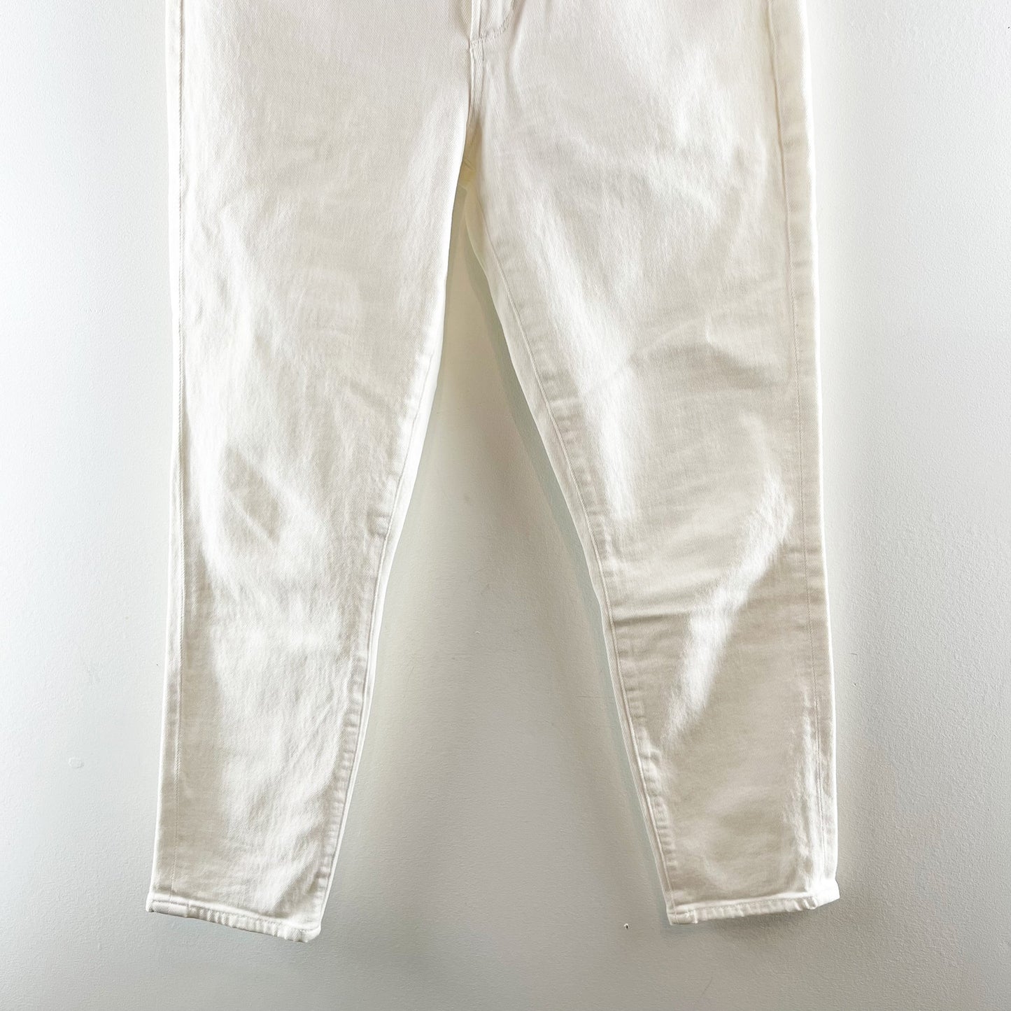 AGOLDE Sophie Crop High Rise Skinny Slim Jeans White 30 / 10