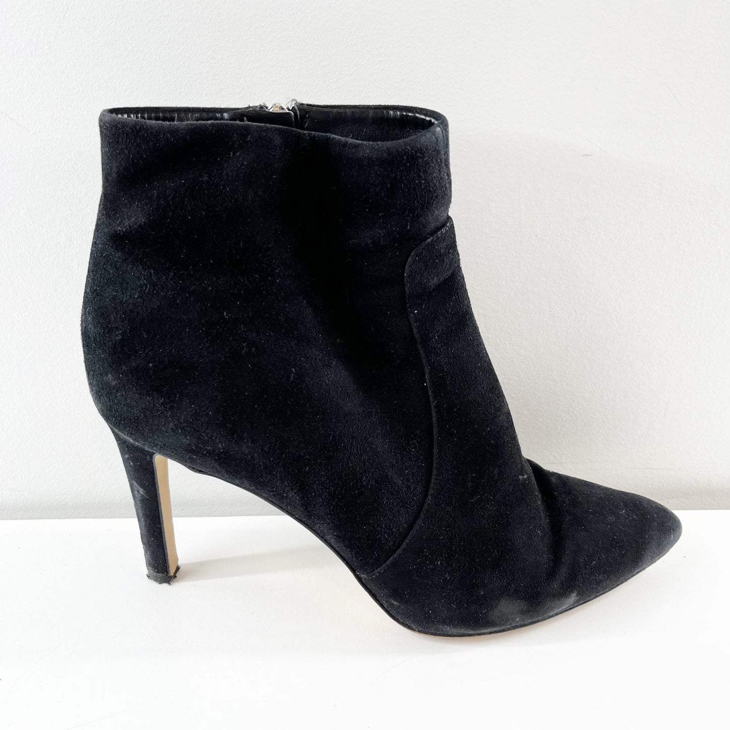 Sam Edelman Olette Pointed Toe Stiletto Ankle Boots Booties Black 10
