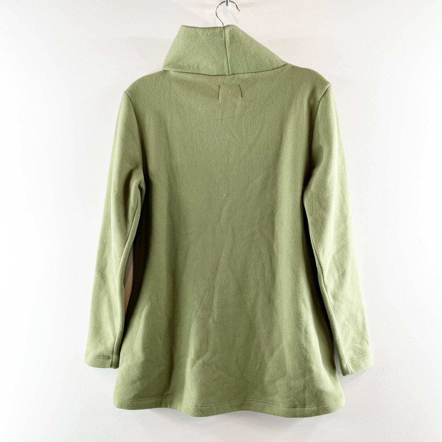 Dudley Stephens Cobble Hill Turtleneck Long Sleeve Fleece Pullover Army Green M