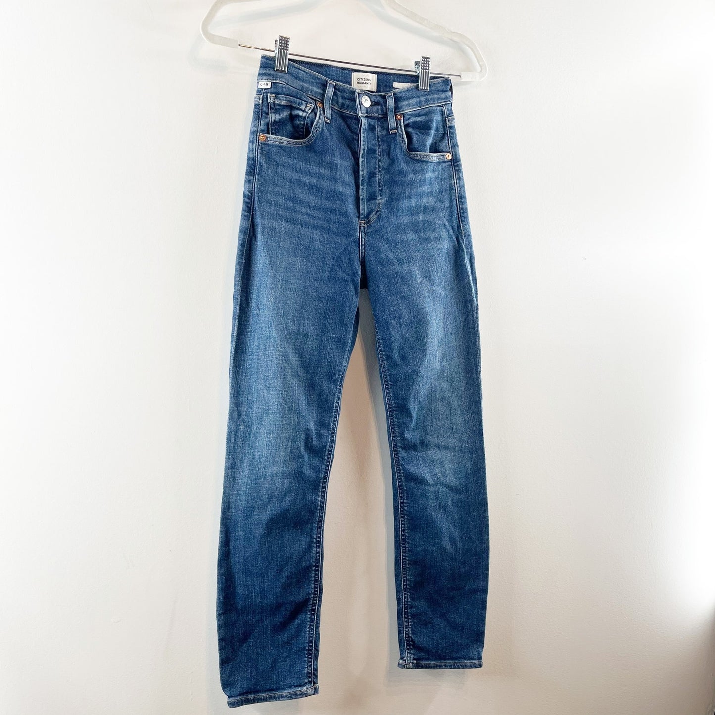 Citizens of Humanity Jolene Vintage Slim High Rise Straight Jean Undercurrent 24