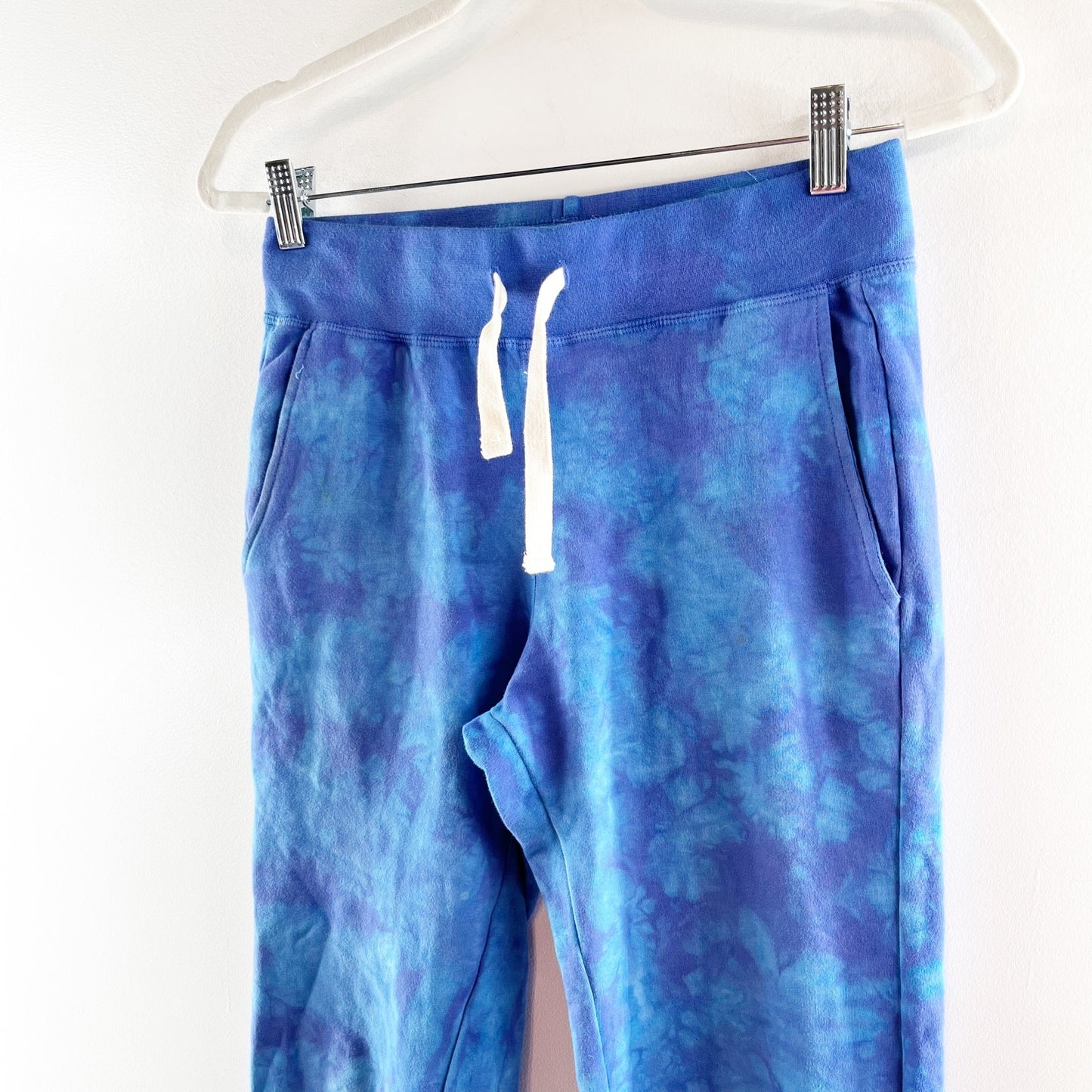Electric & Rose High Rise Tie Dye Jogger Sweatpants Blue XS
