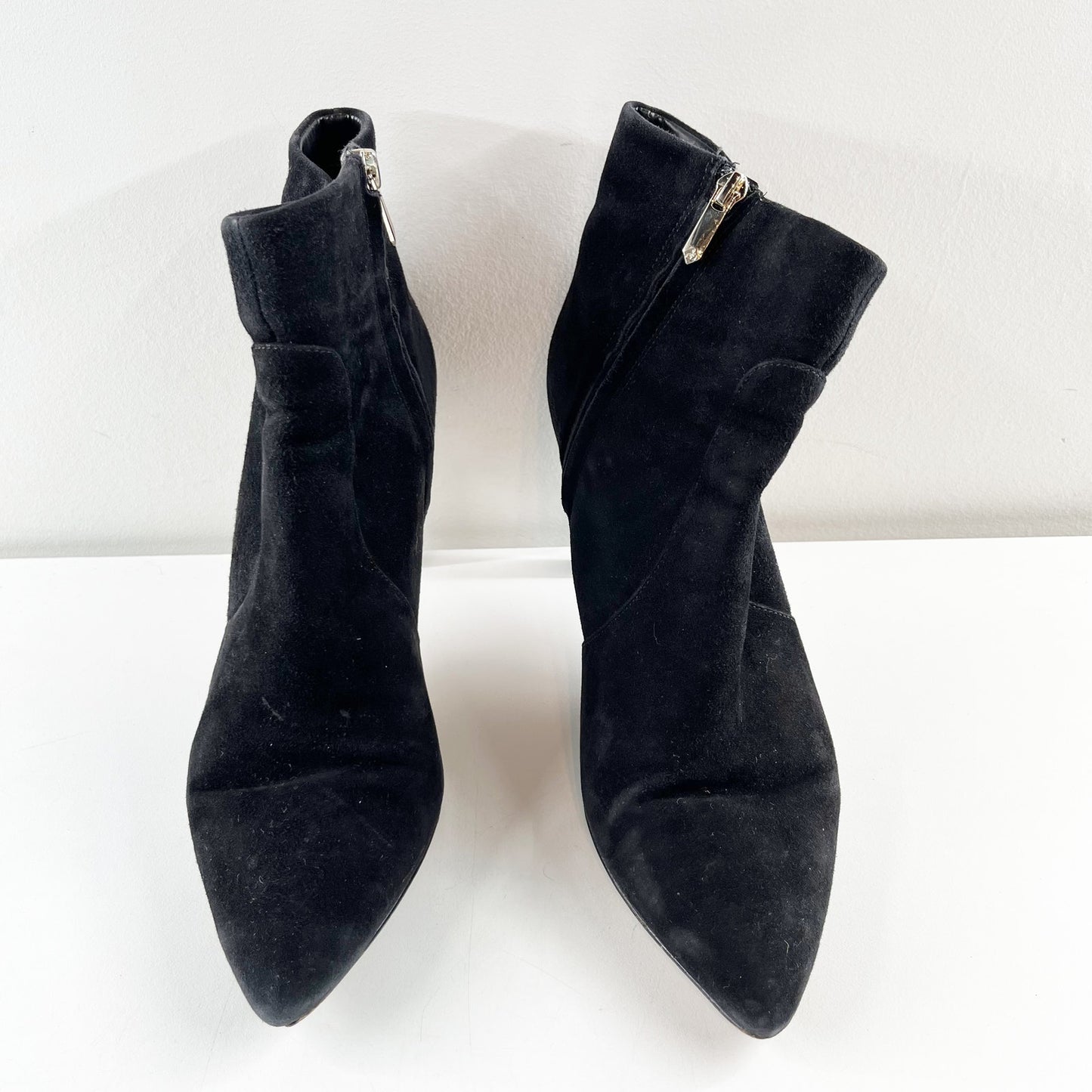 Sam Edelman Olette Pointed Toe Stiletto Ankle Boots Booties Black 10