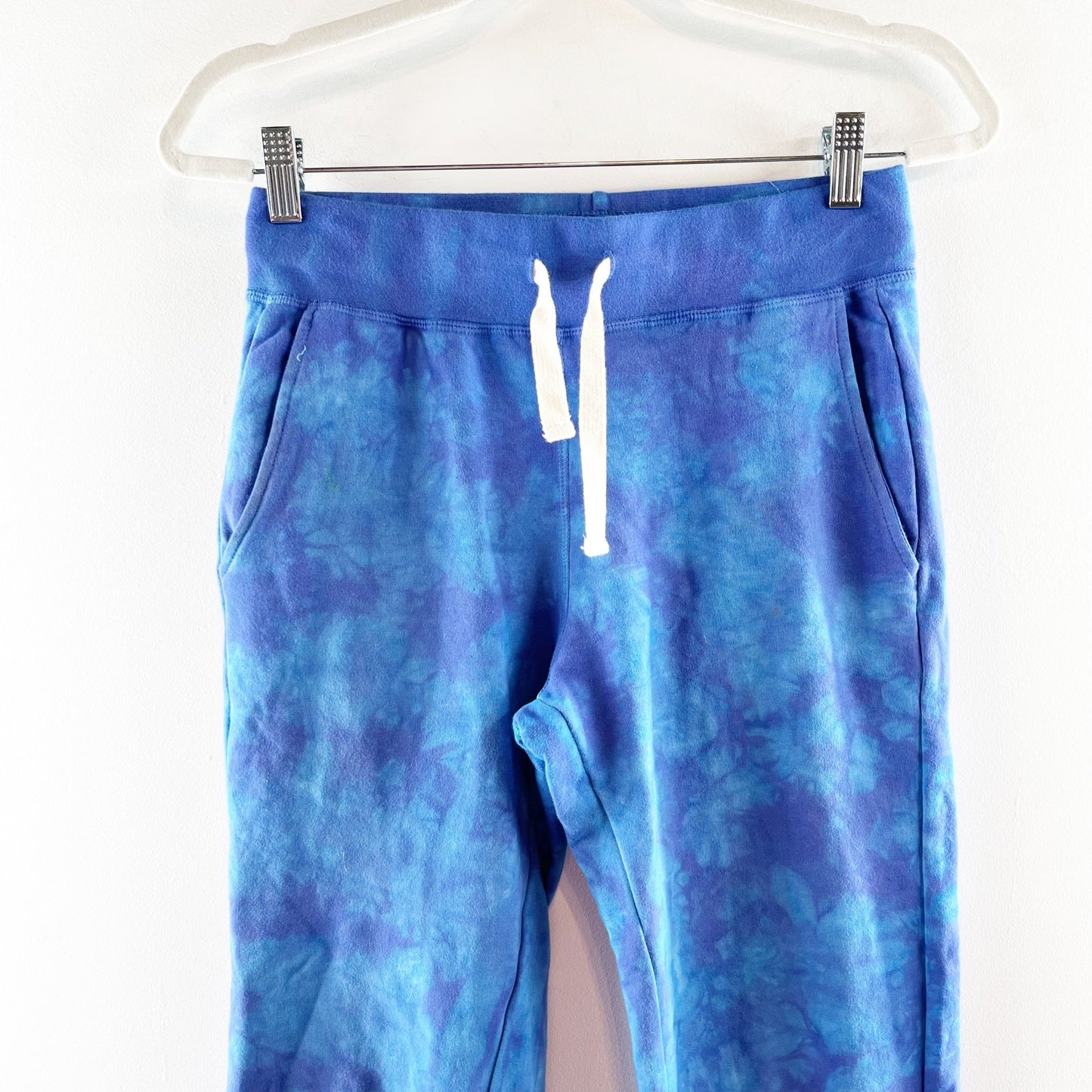 Electric & Rose High Rise Tie Dye Jogger Sweatpants Blue XS