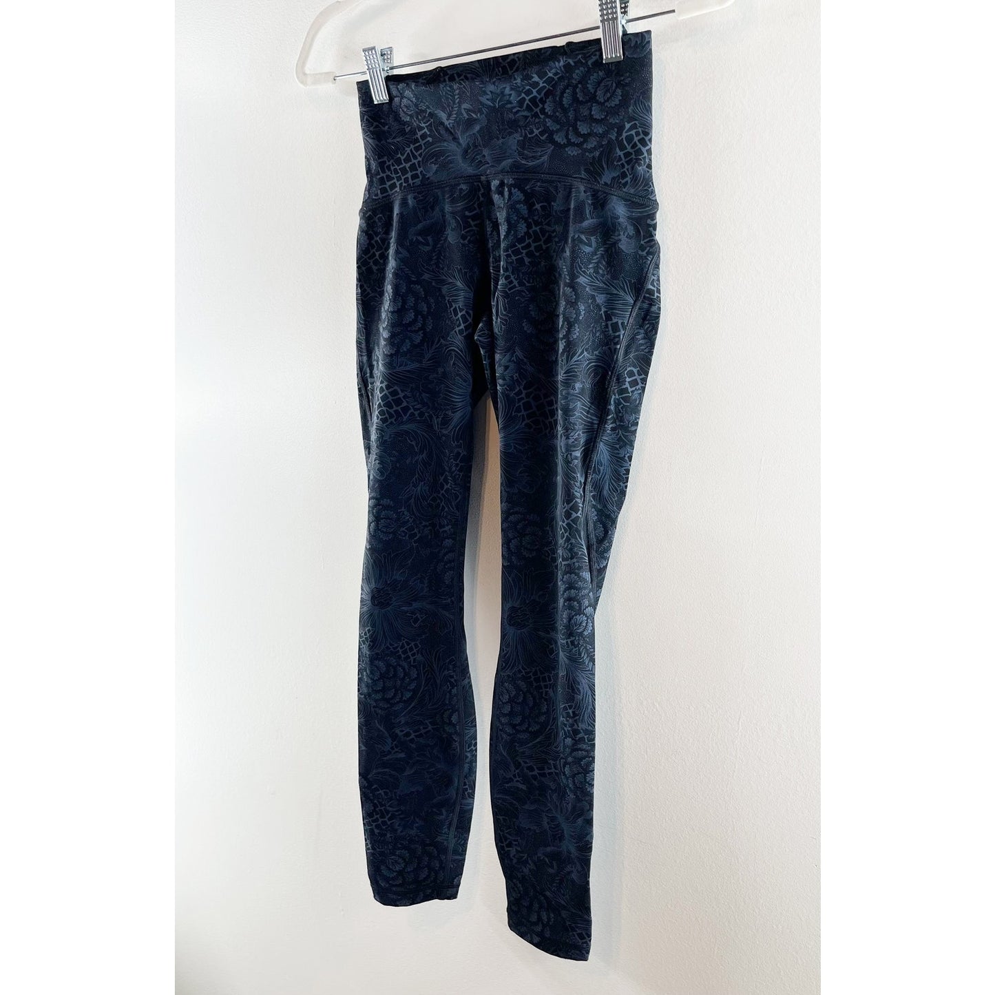 Lululemon Train Times 7/8 Pant Leggings 25" Nouveau Mach Blue Black 4