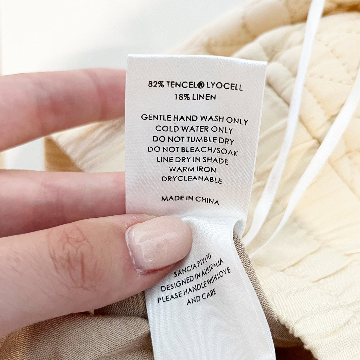 Sancia by Anthropologie The Hanne Pull On High Waisted Lounge Shorts Cream Large
