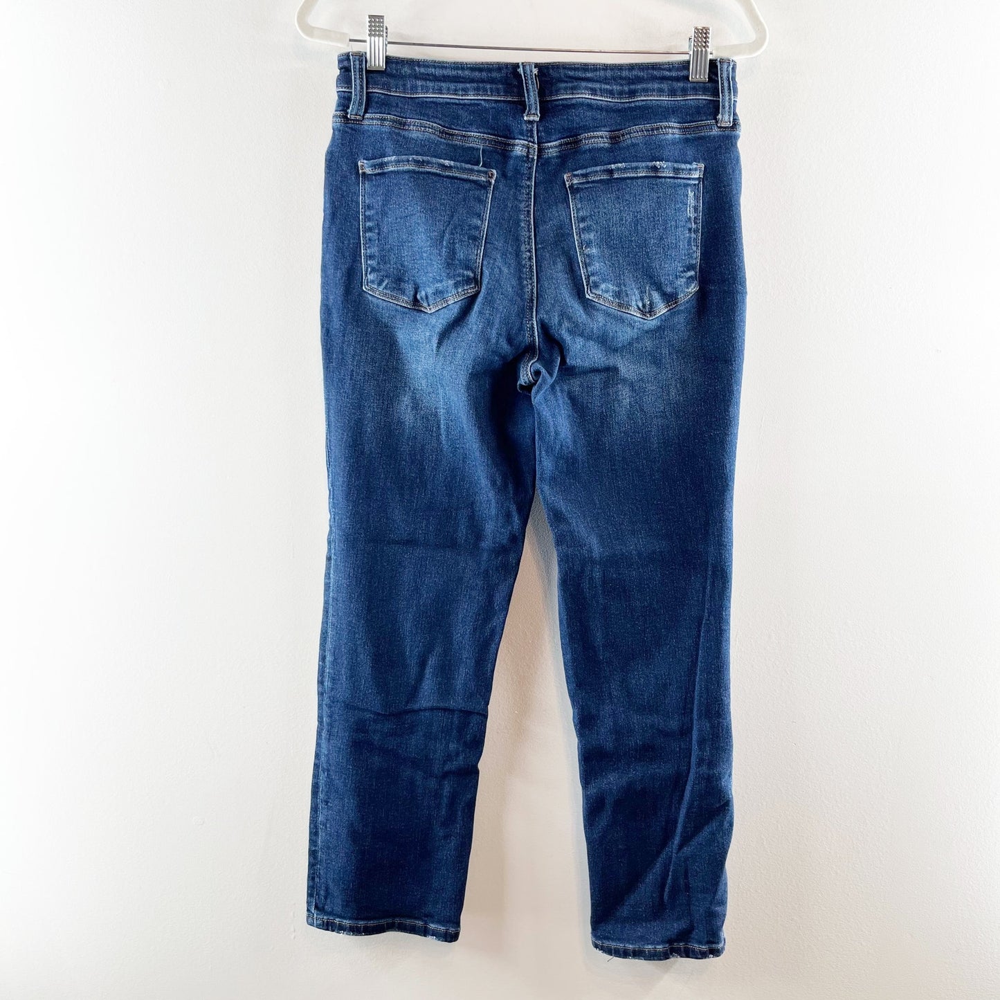 Kut From The Kloth High Rise Reese Ankle Ab Fab Straight Leg Jeans Blue 8