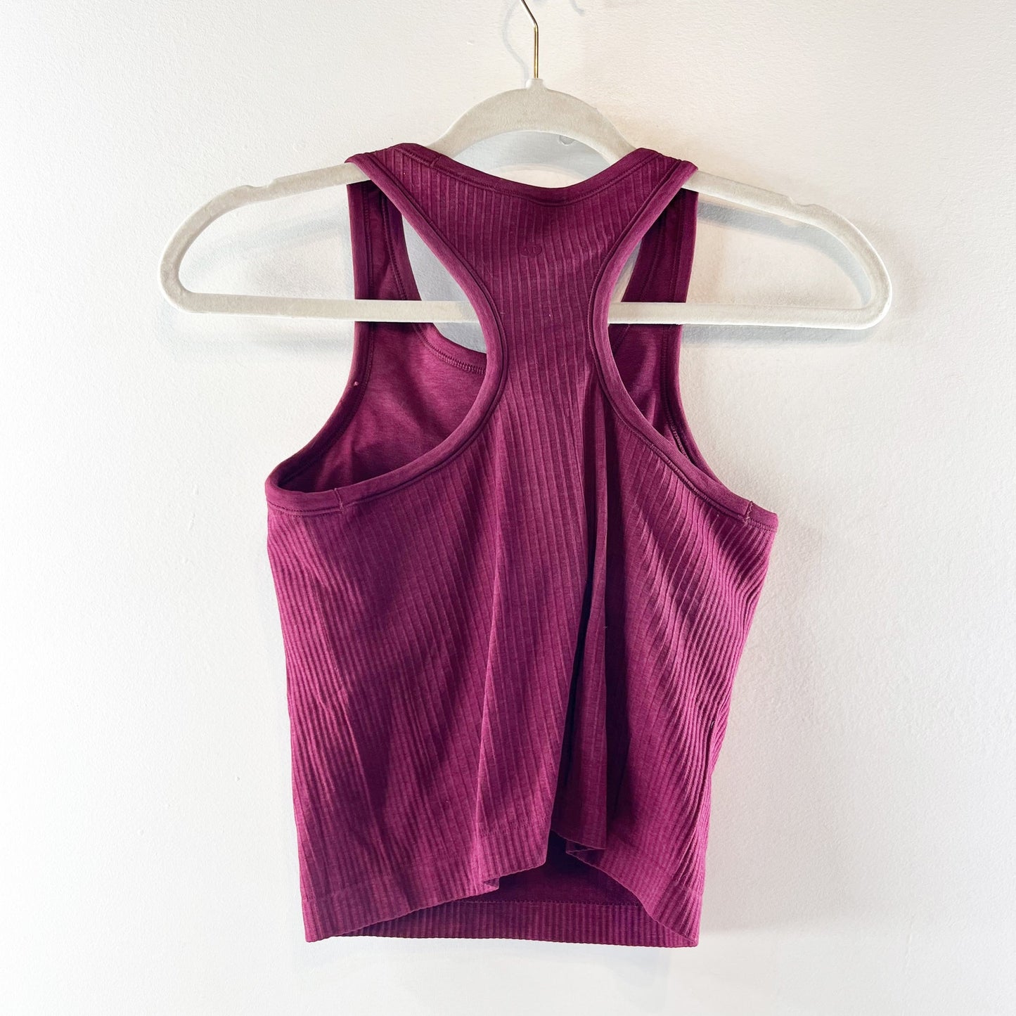 Lululemon Ebb to Street Cropped Racerback Tank Top Deep Luxe Purple 6
