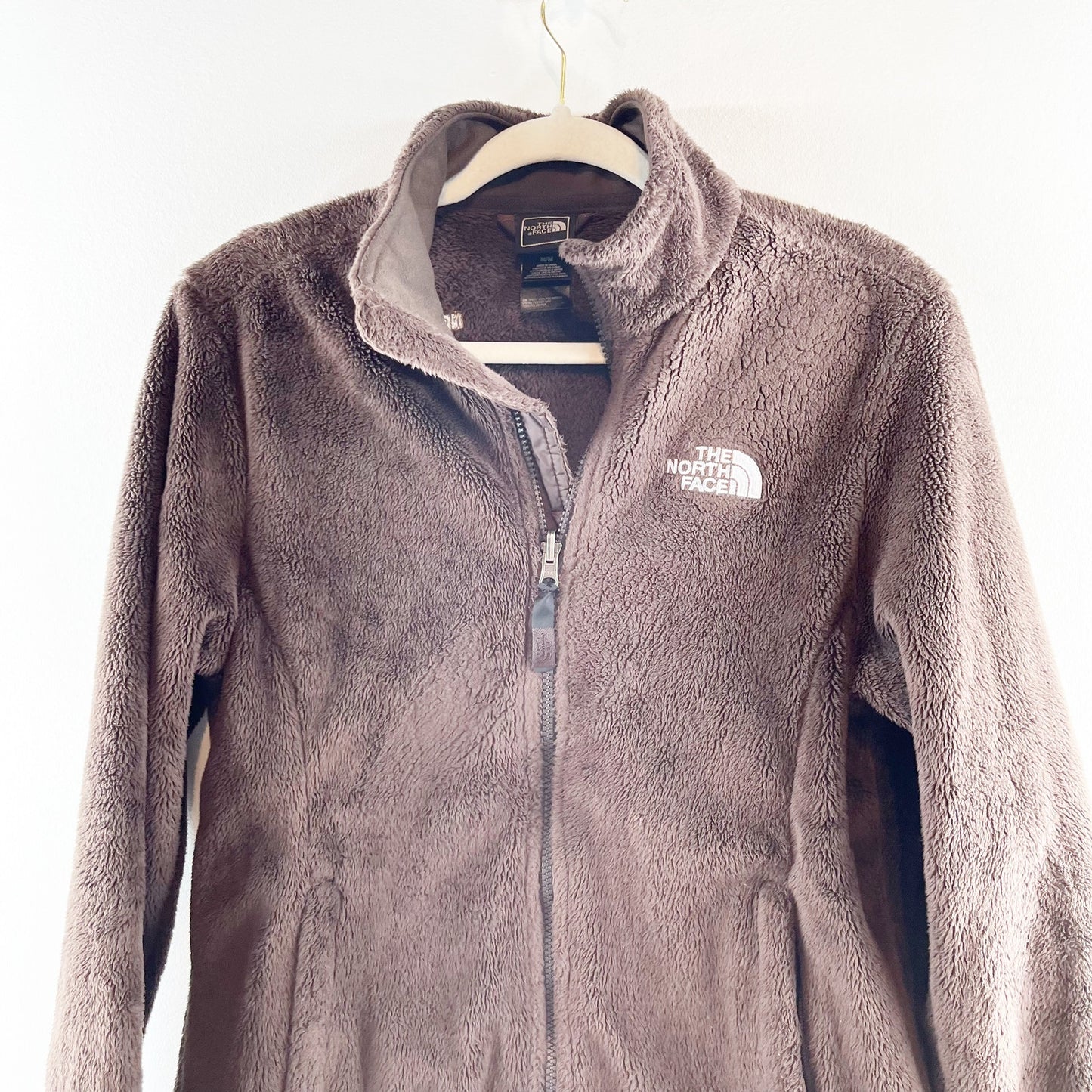 The North Face Osito Full Zip Fleece Jacket Brown Medium