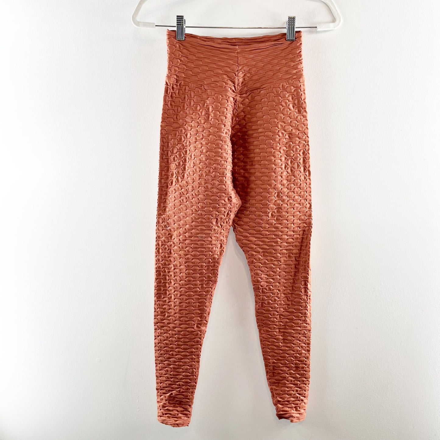 Booty by Brabants Chrome Full Zip Hoodie Jacket & Leggings Workout Set Orange