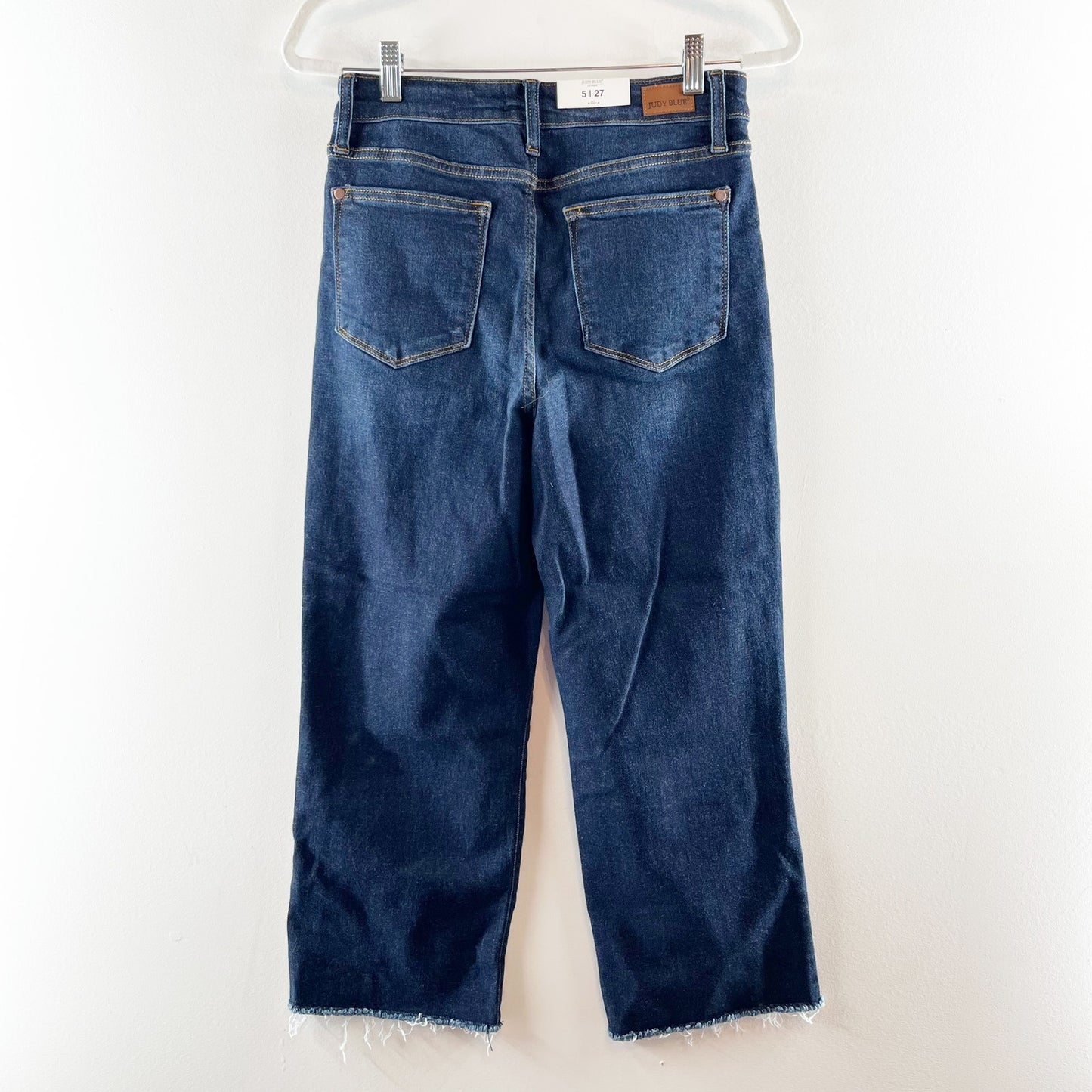 Judy Blue High Waist Wherever Whenever Wide Leg Cropped Jeans Blue 27 / 4