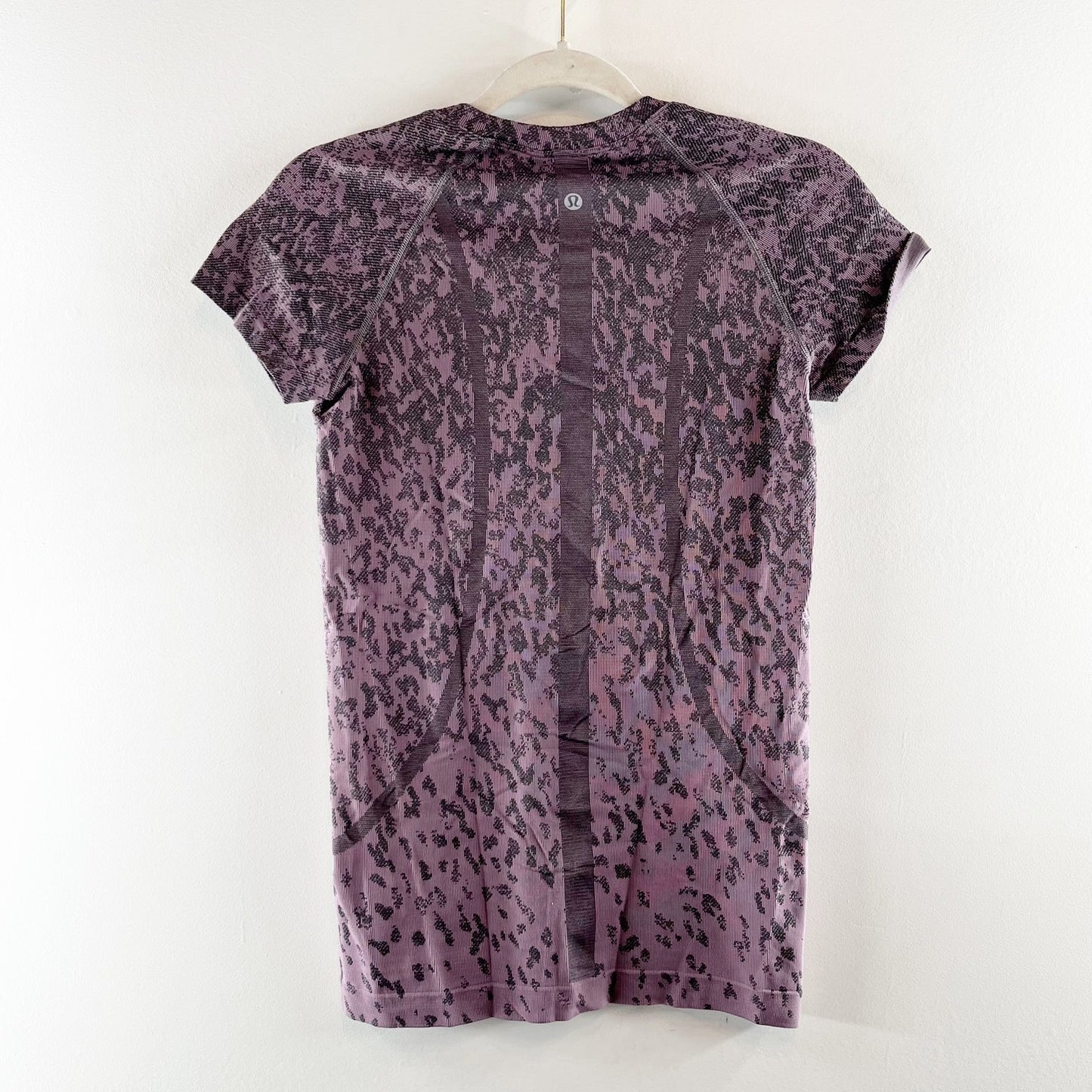 Lululemon Swiftly Tech Short Sleeve Shirt Covered Camo Lunar Rock Graphite Grey