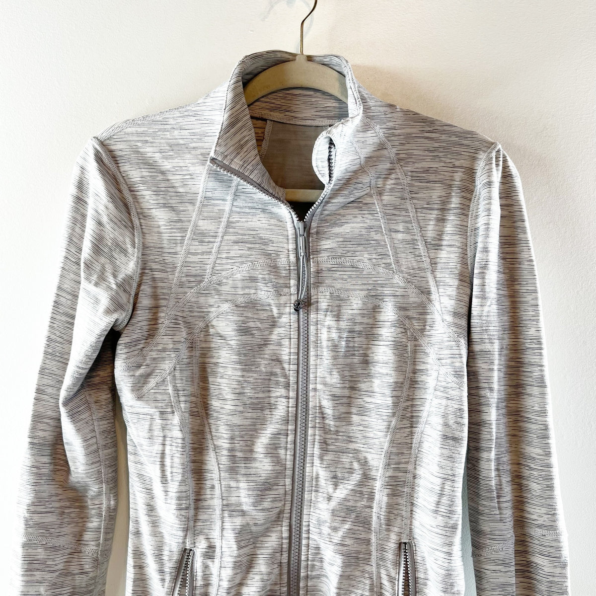 Lululemon Full Zip Define Jacket Wee Are From Space Ice Grey Alpine White 6