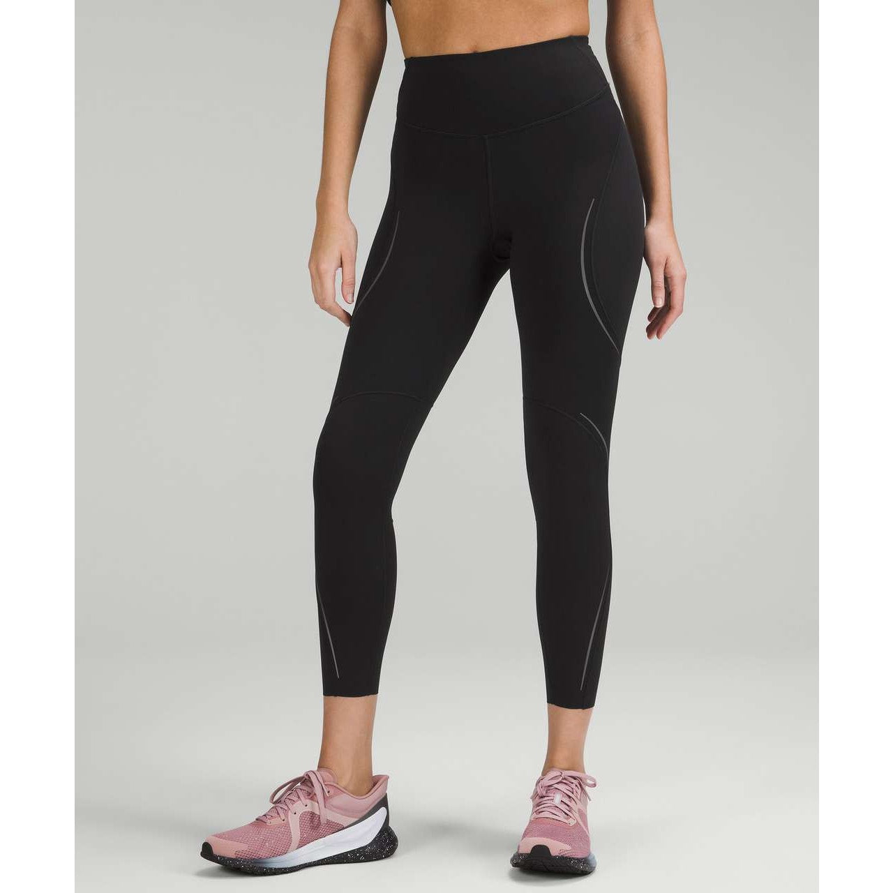 Lululemon Base Pace High-Rise Reflective Tight Leggings 25" Black 4
