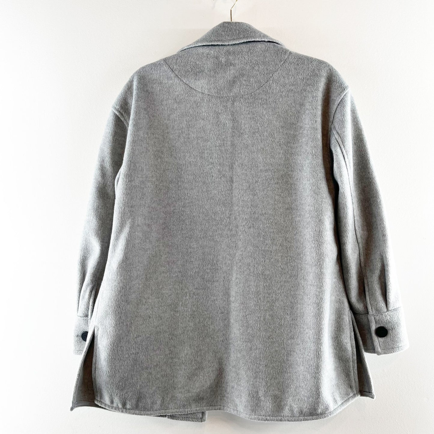 Sanctuary Fisher Long Sleeve Button Up Car Coat Jacket Gray XS