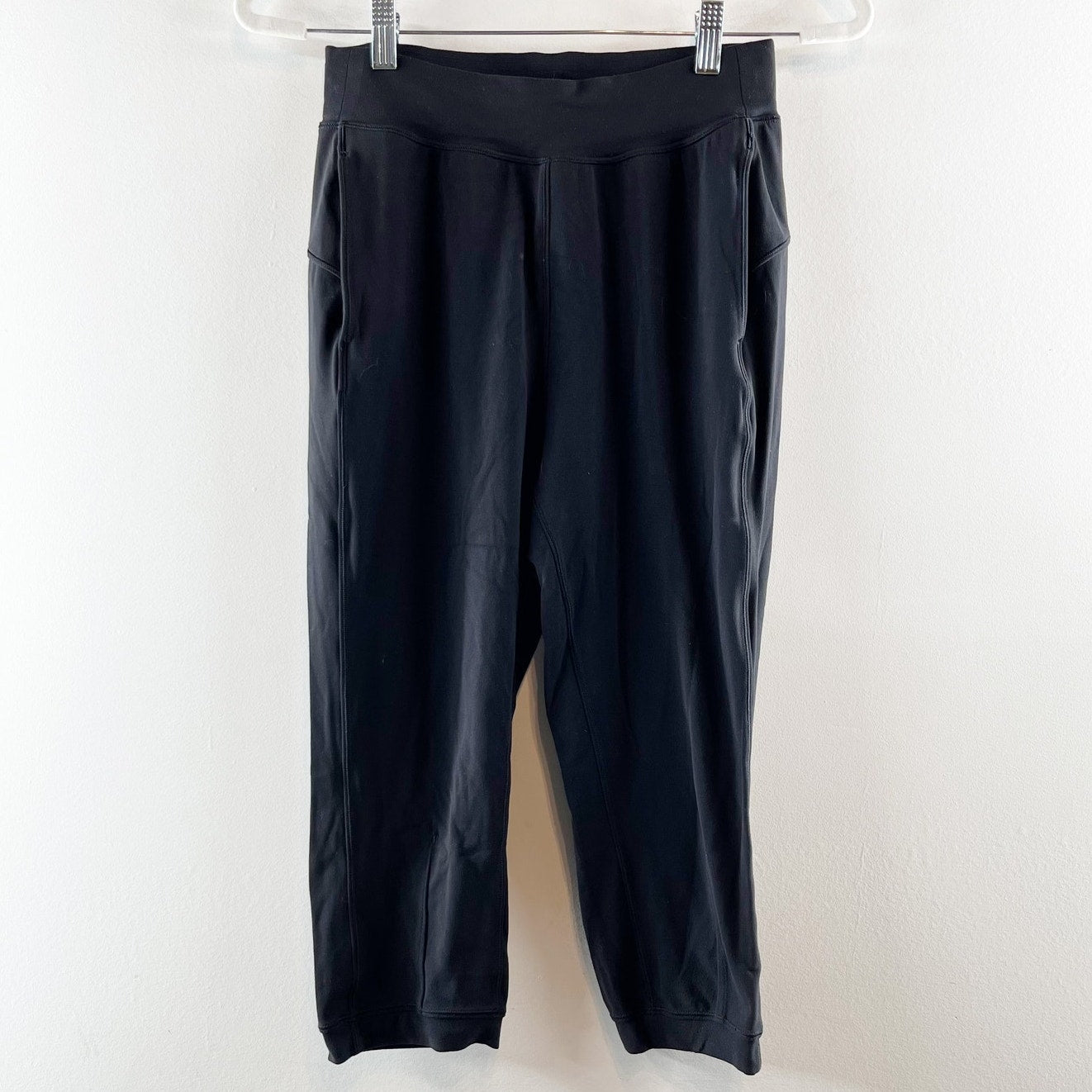 Lululemon Rejuvenate Crop *18" Yoga Jogger Sweatpants Black 4