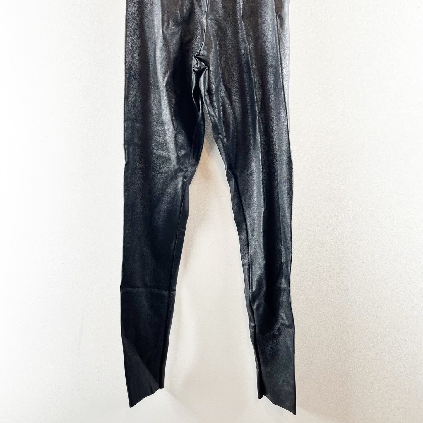 Commando High Rise Control Faux Leather Leggings Black Small