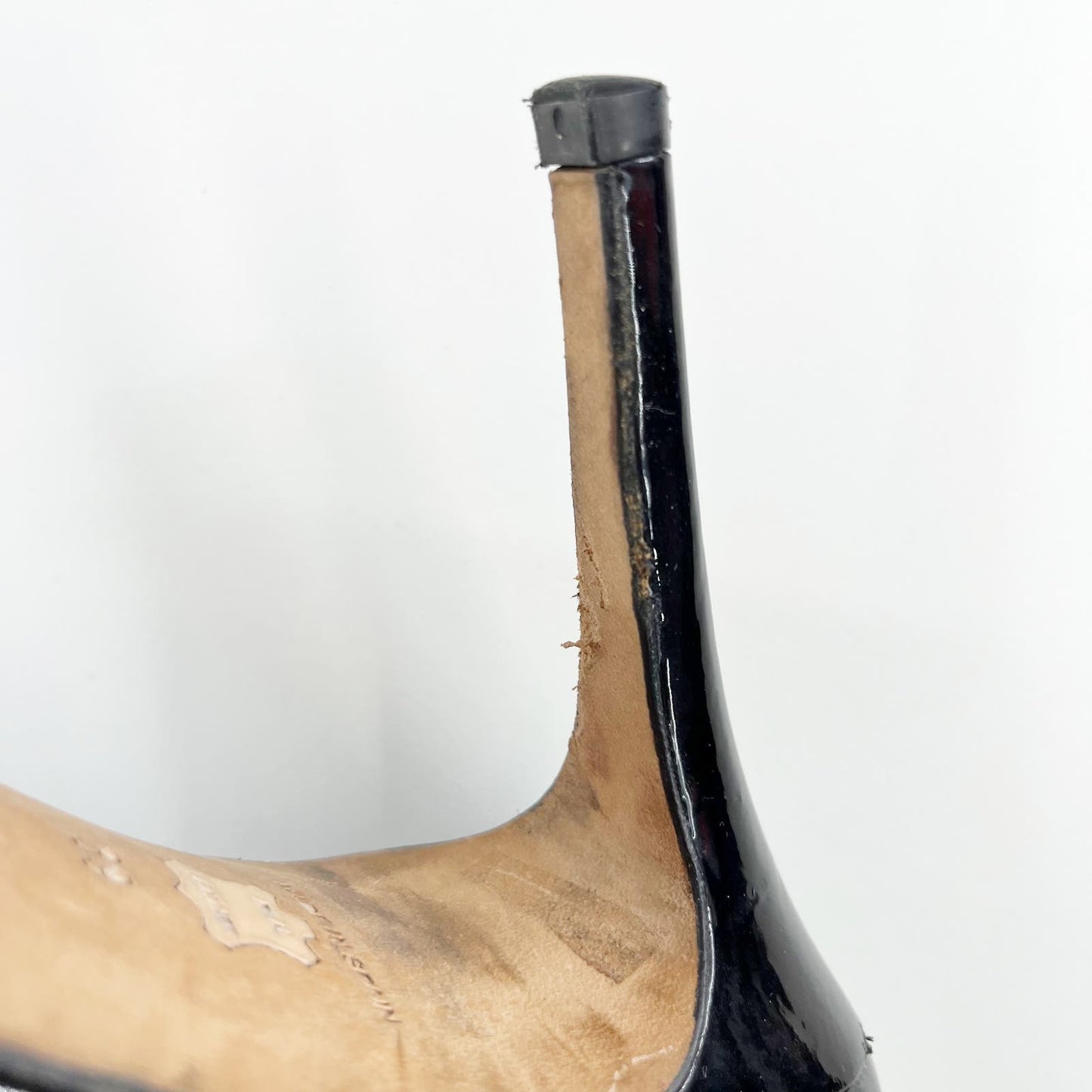 L.K. Bennett Patent Stilletto Pump Heels Black 39 / 9