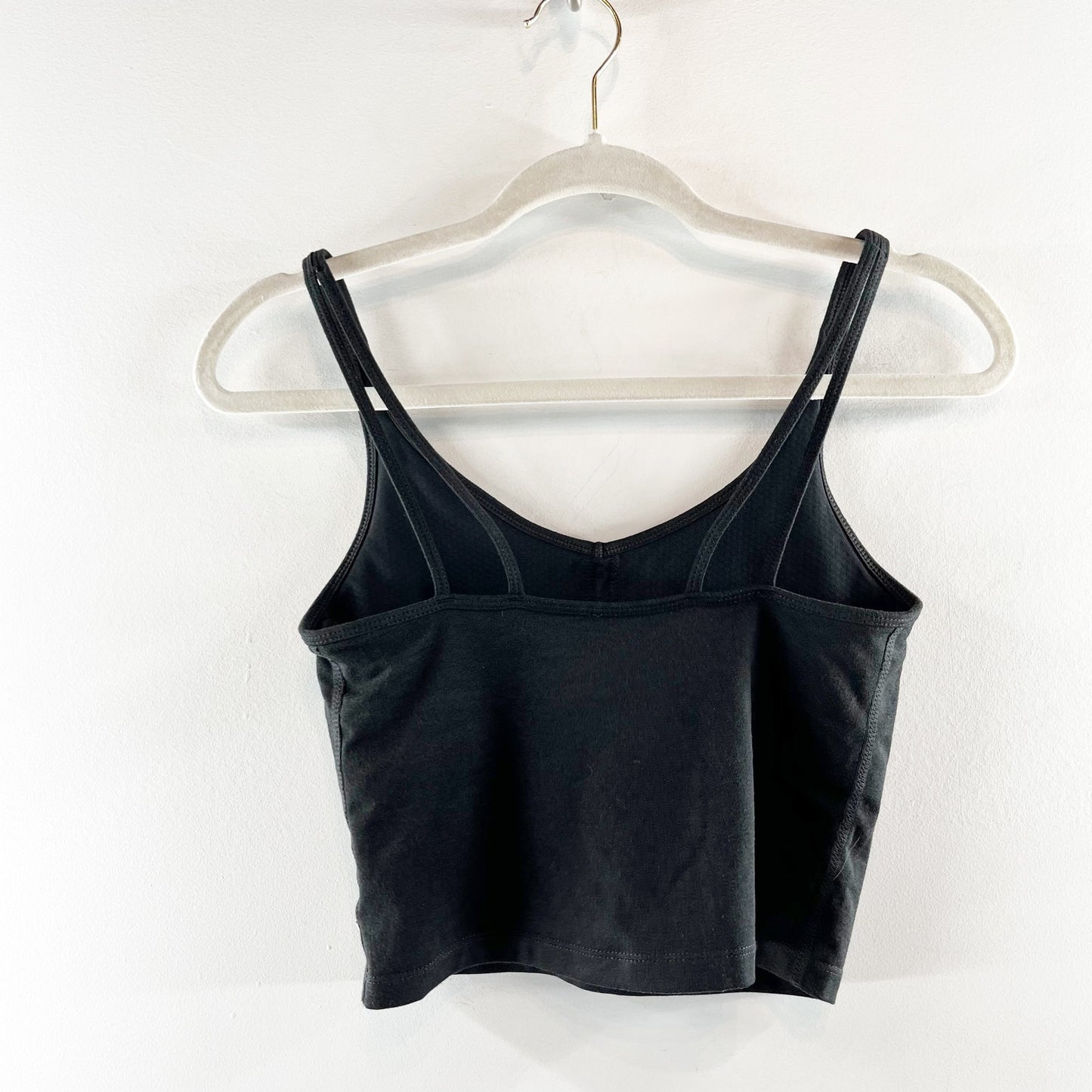 Vuori Halo Performance Crop Tank Top Black Small