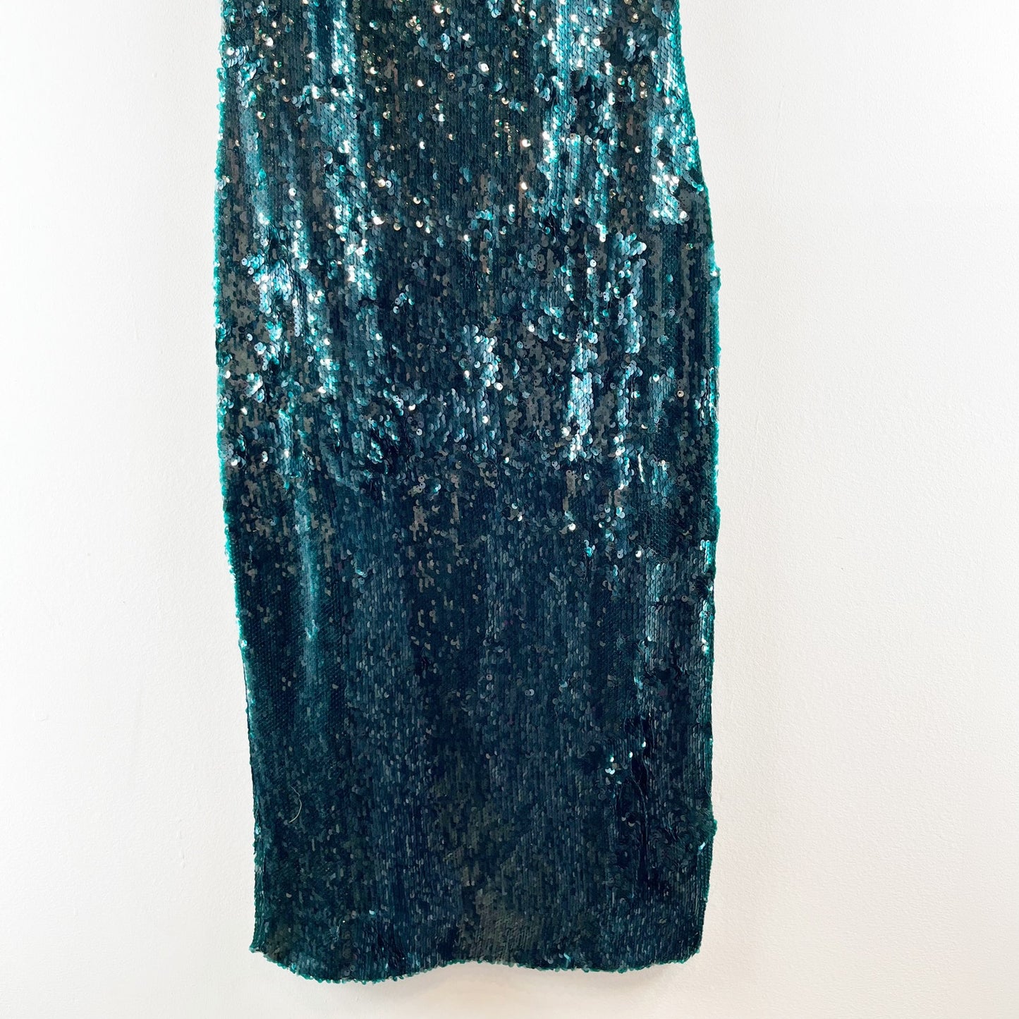 Dress The Population Audrey Sleeveless Sequin Midi Dress Green Medium
