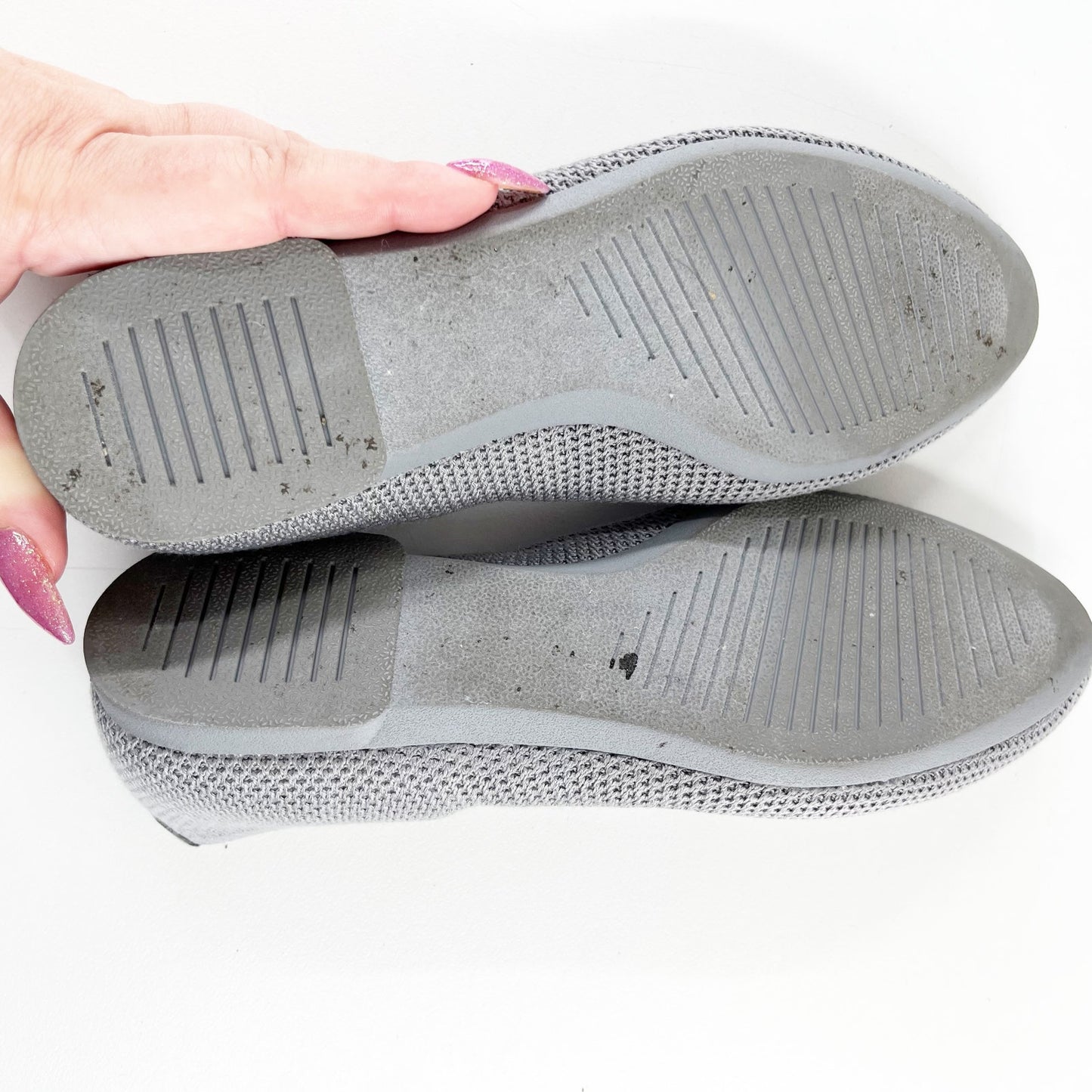 Allbirds Tree Breezer Pointed Toe Flats Shoes Mist Gray 7