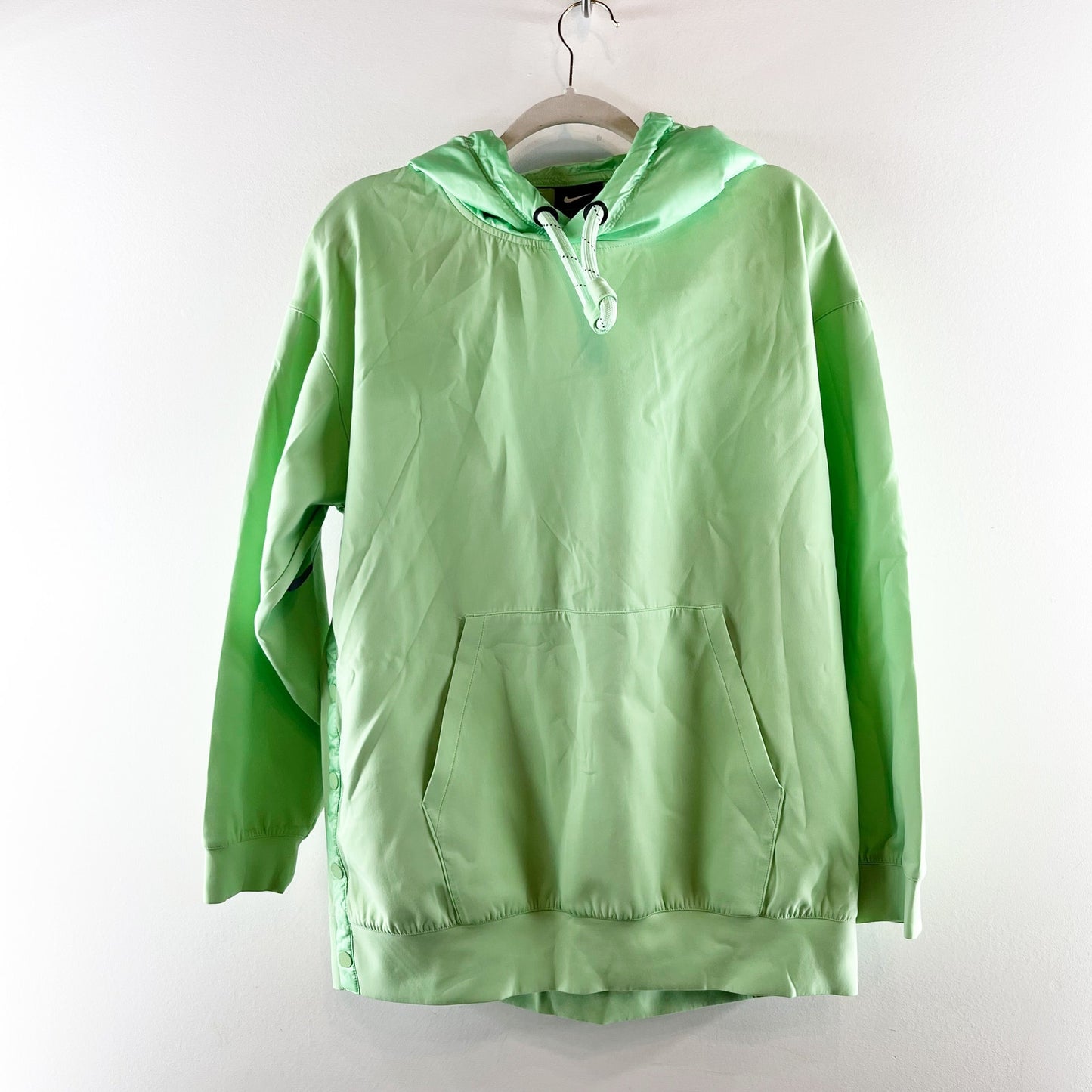 Nike Sportswear City Ready Long Sleeve Sweatshirt Pullover Hoodie Green Medium