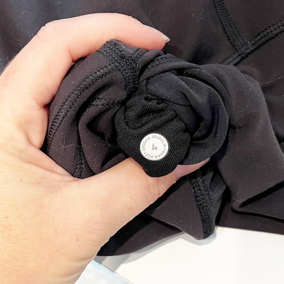 Lululemon Wunder Train High Rise Bike Shorts 8" Black 4