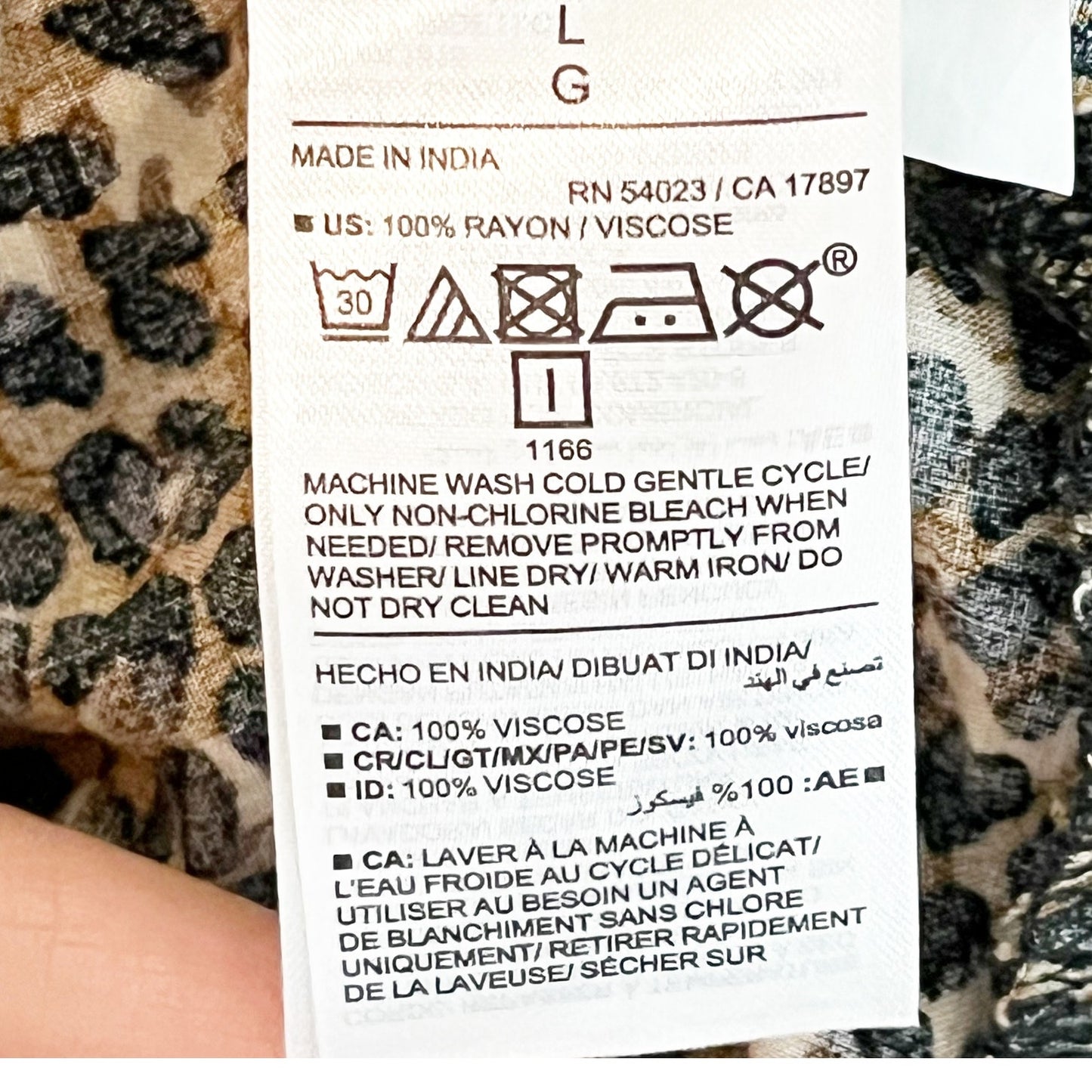 Old Navy Waist Defined Ruffle Trim Mini Dress Leopard Wild Spots Brown Large