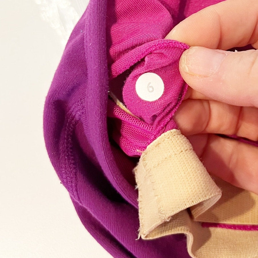 Lululemon Power Y Racerback Built in Bra Tank Top Purple