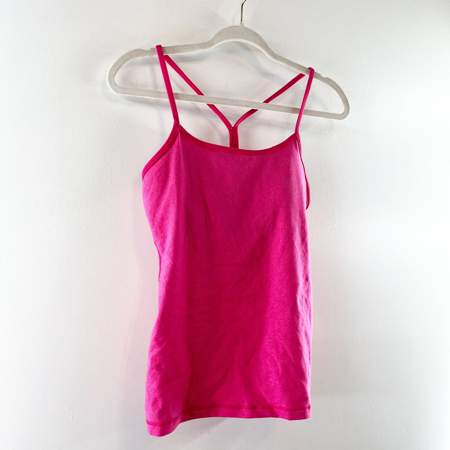 Lululemon Power Y Racerback Built in Bra Tank Top Pink 6