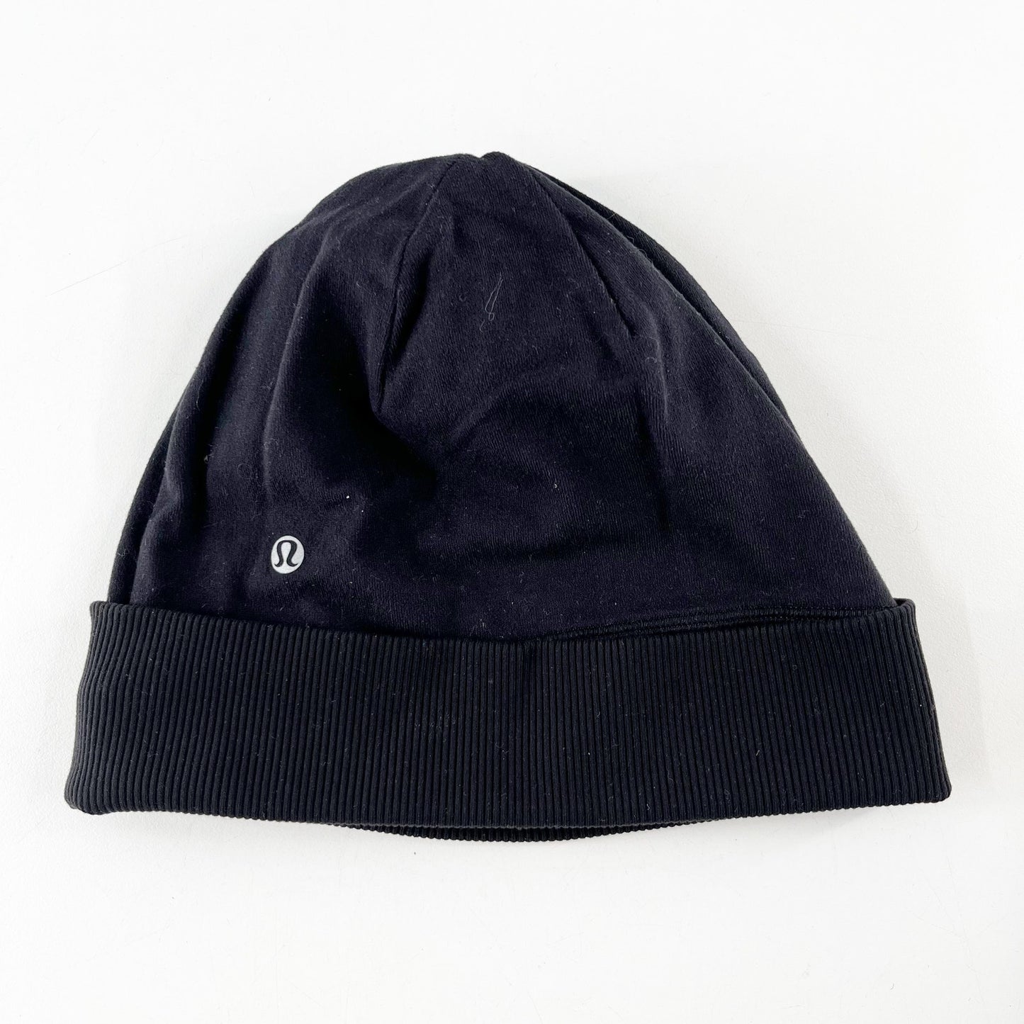 Lululemon Foldover Fleece Beanie Hat Black