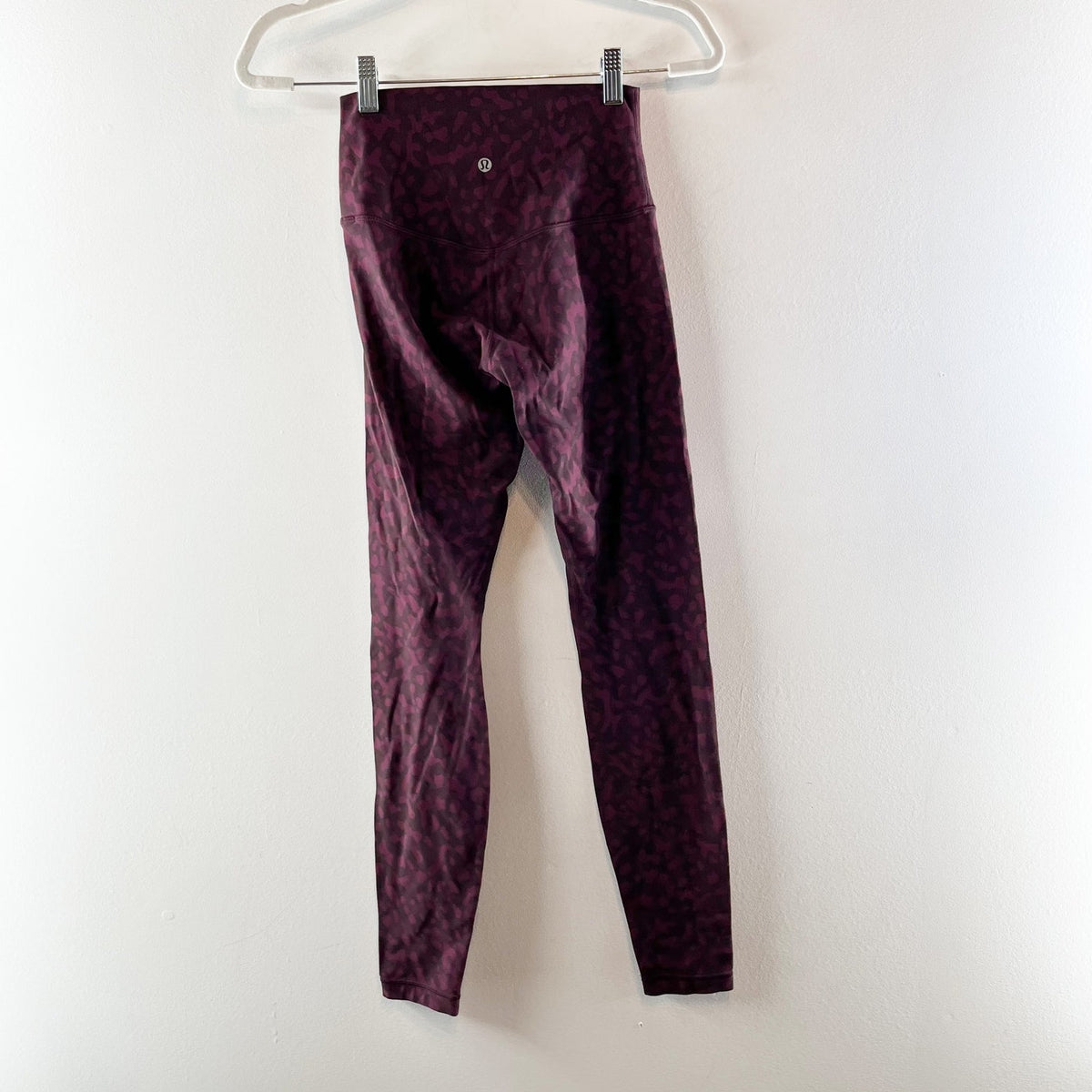 Lululemon Align Yoga Leggings Pant 28" Formation Camo Dark Adobe Multi Maroon 4