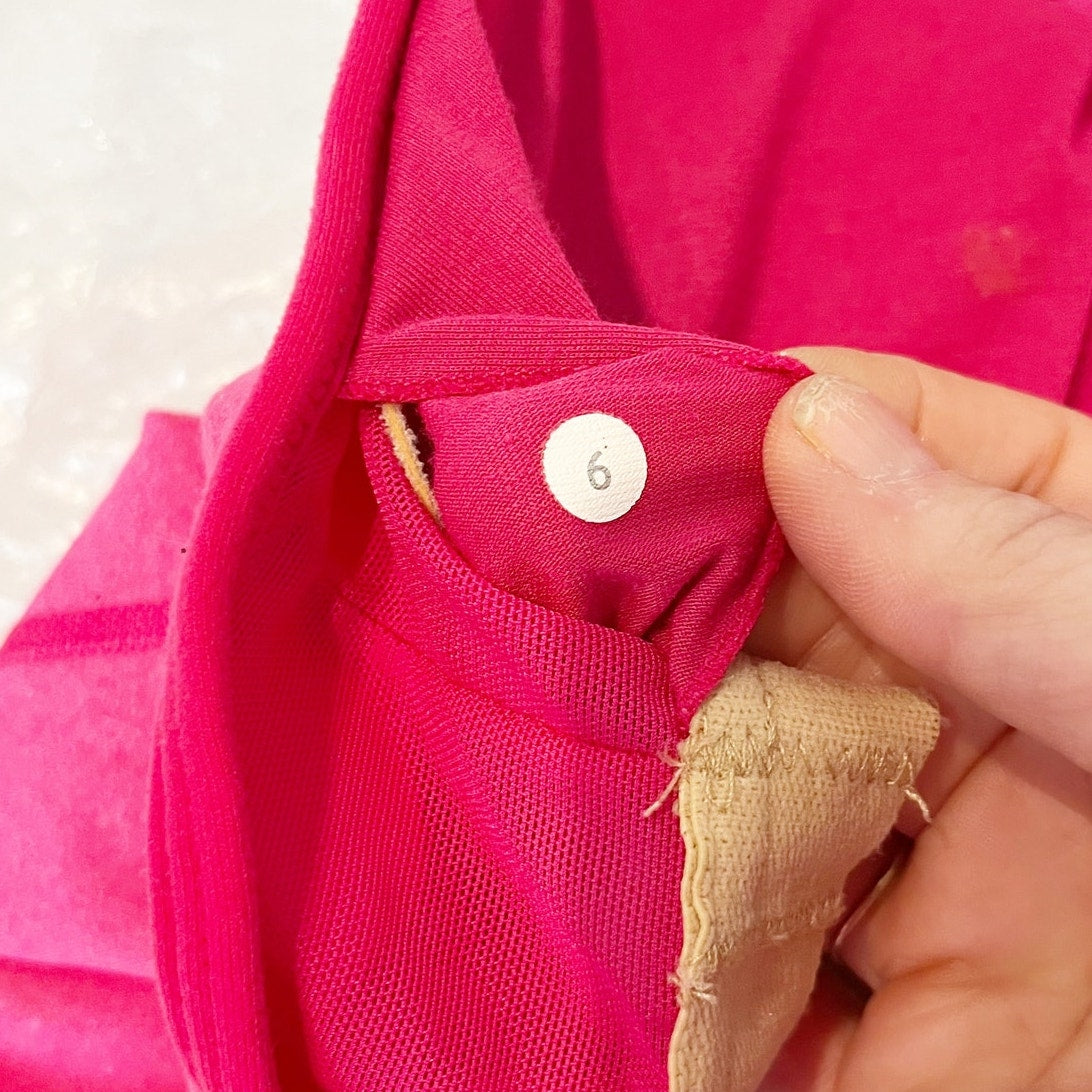 Lululemon Power Y Racerback Built in Bra Tank Top Pink 6