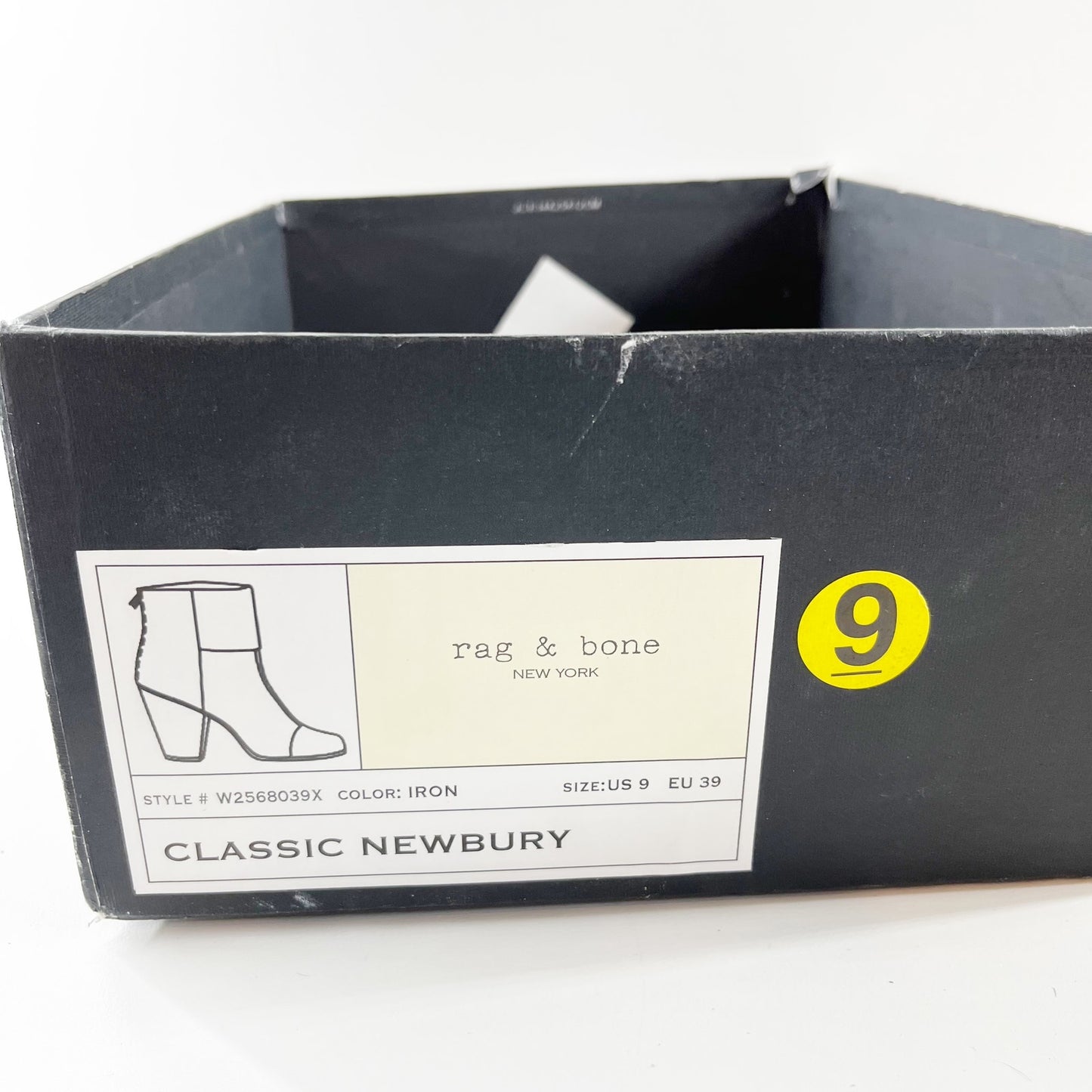 Rag & Bone Classic Newbury Ankle Booties Iron Tan 9