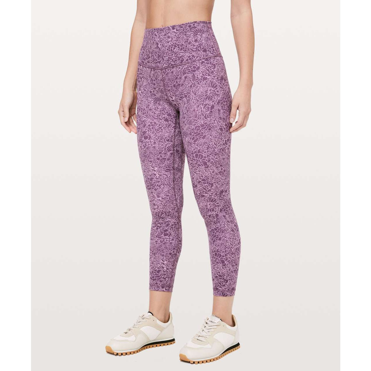 Lululemon Align Leggings Pant II 25" Arabesque Antoinette Smoky Quartz Purple 4