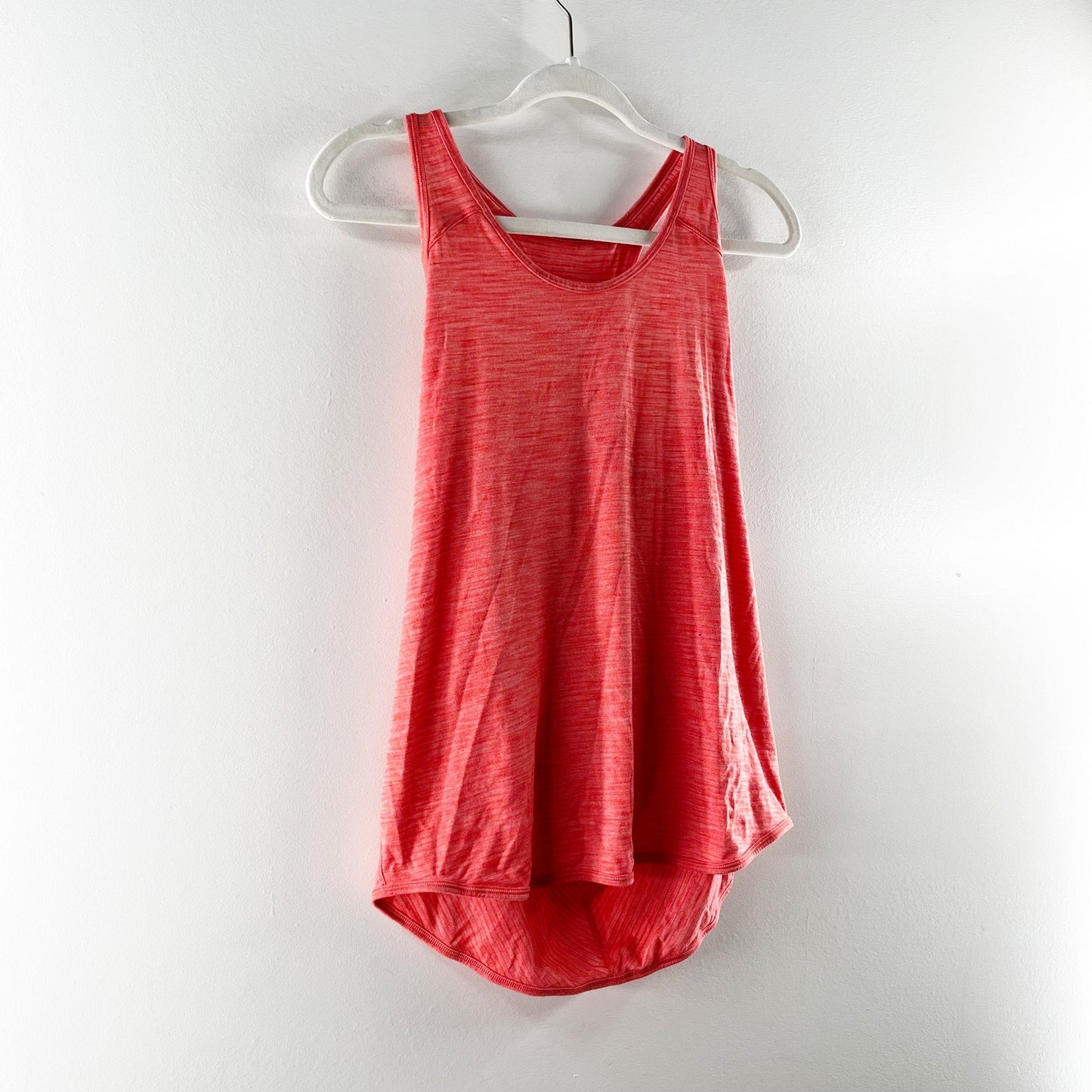 Lululemon Essential Tank Top Racerback Orange Heather Small