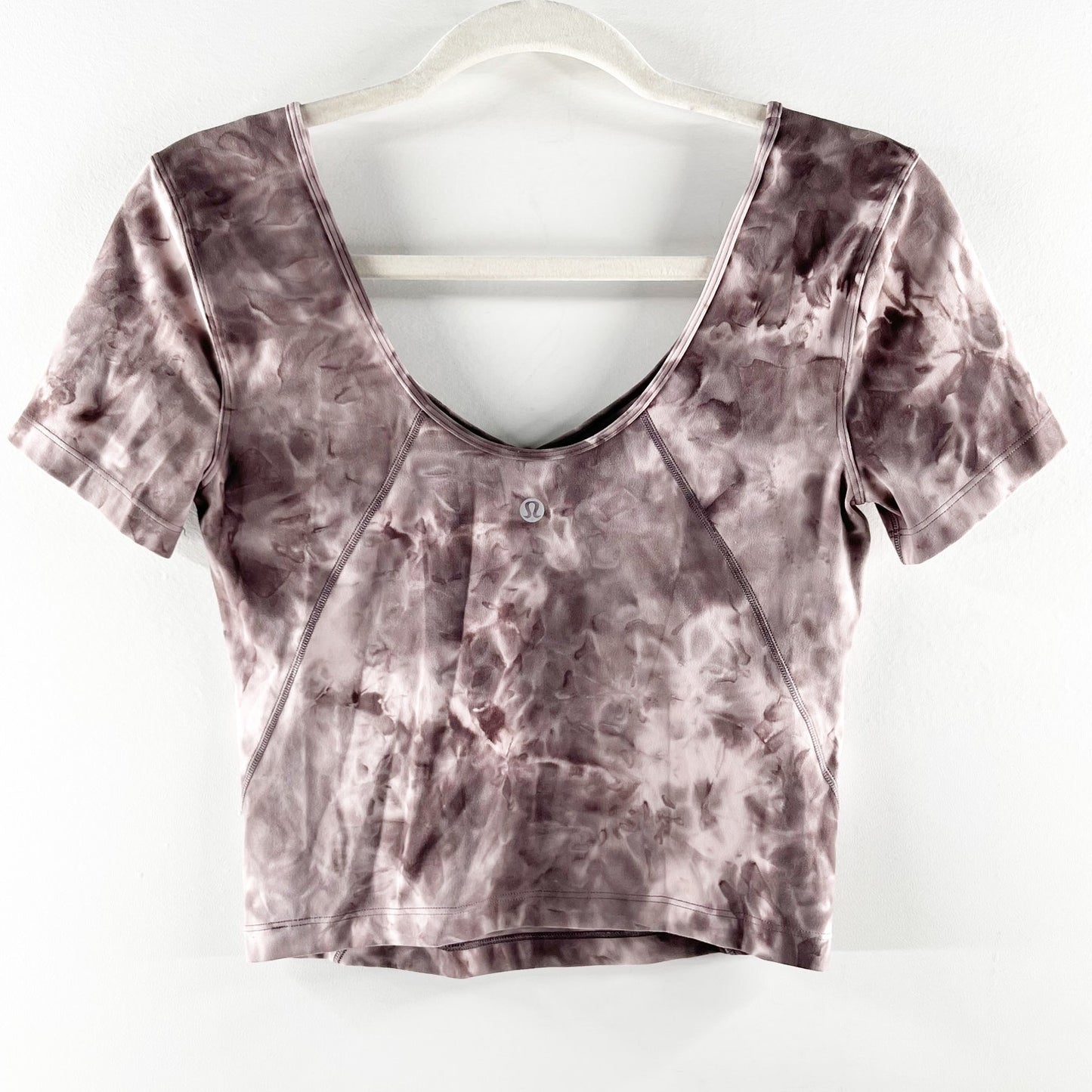 Lululemon Align T-Shirt Diamond Dye Mink Bery Lunar Rock Shadow Grey 6