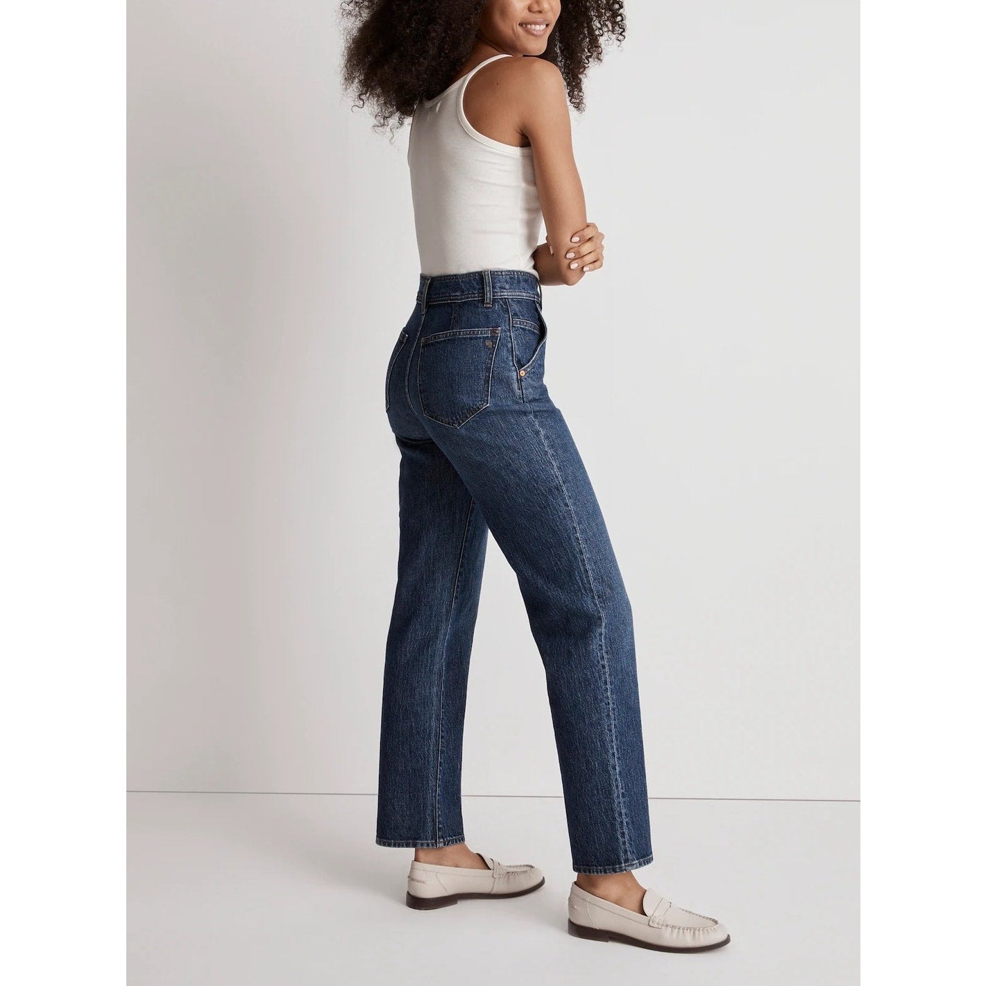 Madewell High Rise The Perfect Vintage Straight Leg Jeans Stanhill Wash 29 / 8