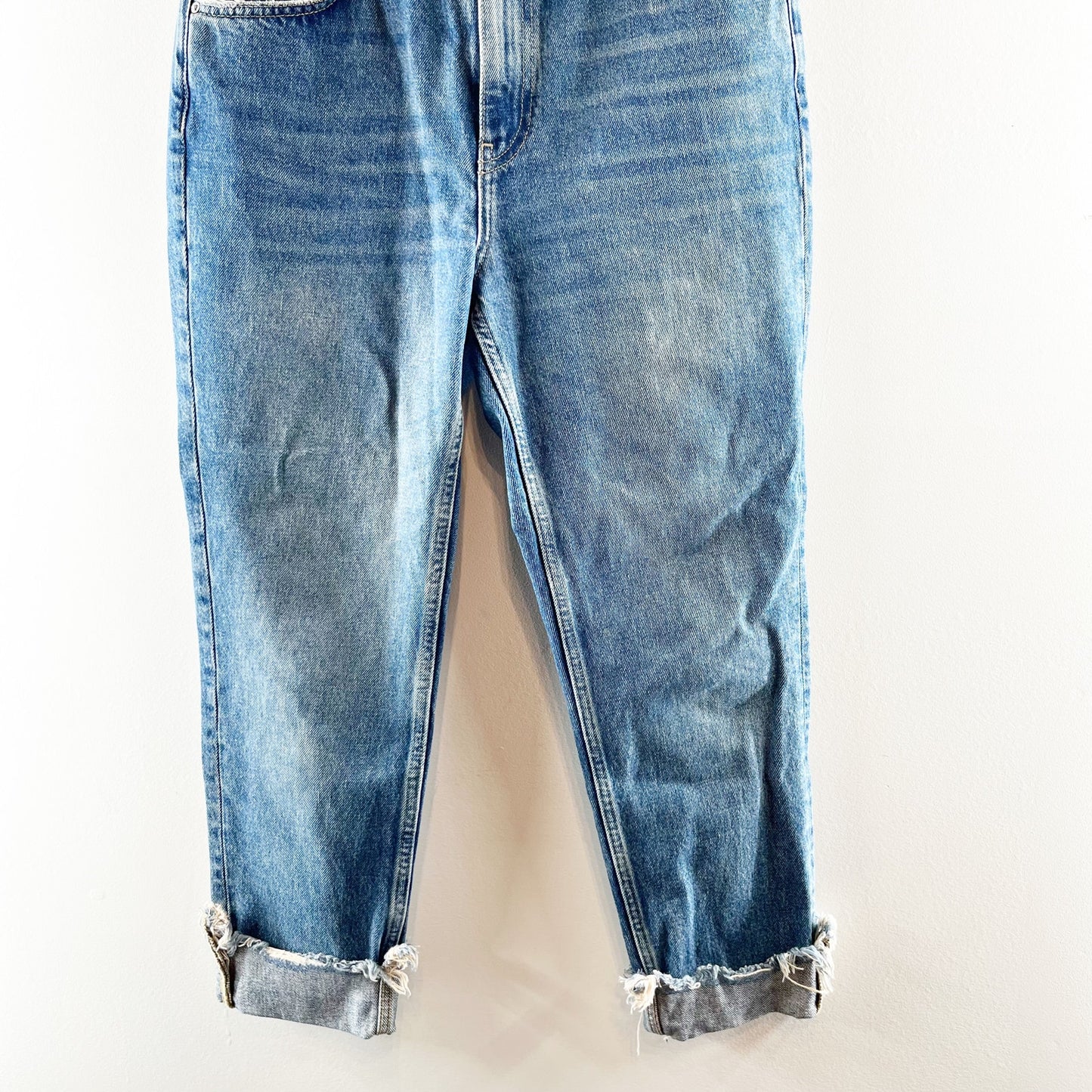 Pilcro and The Letterpress High Rise Tilde Slim Boyfriend Jeans Blue 28 / 6