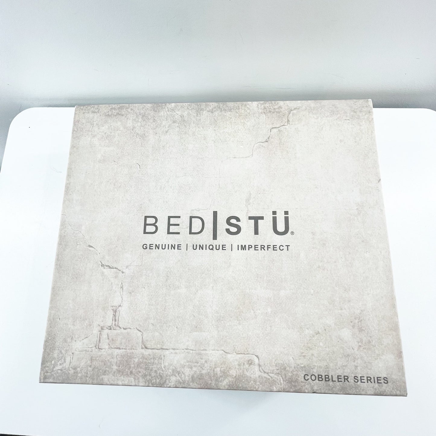 Bed Stu Cheshire Lace-Up Ankle Boots Tan Rustic Taupe Brown Leather 9.5