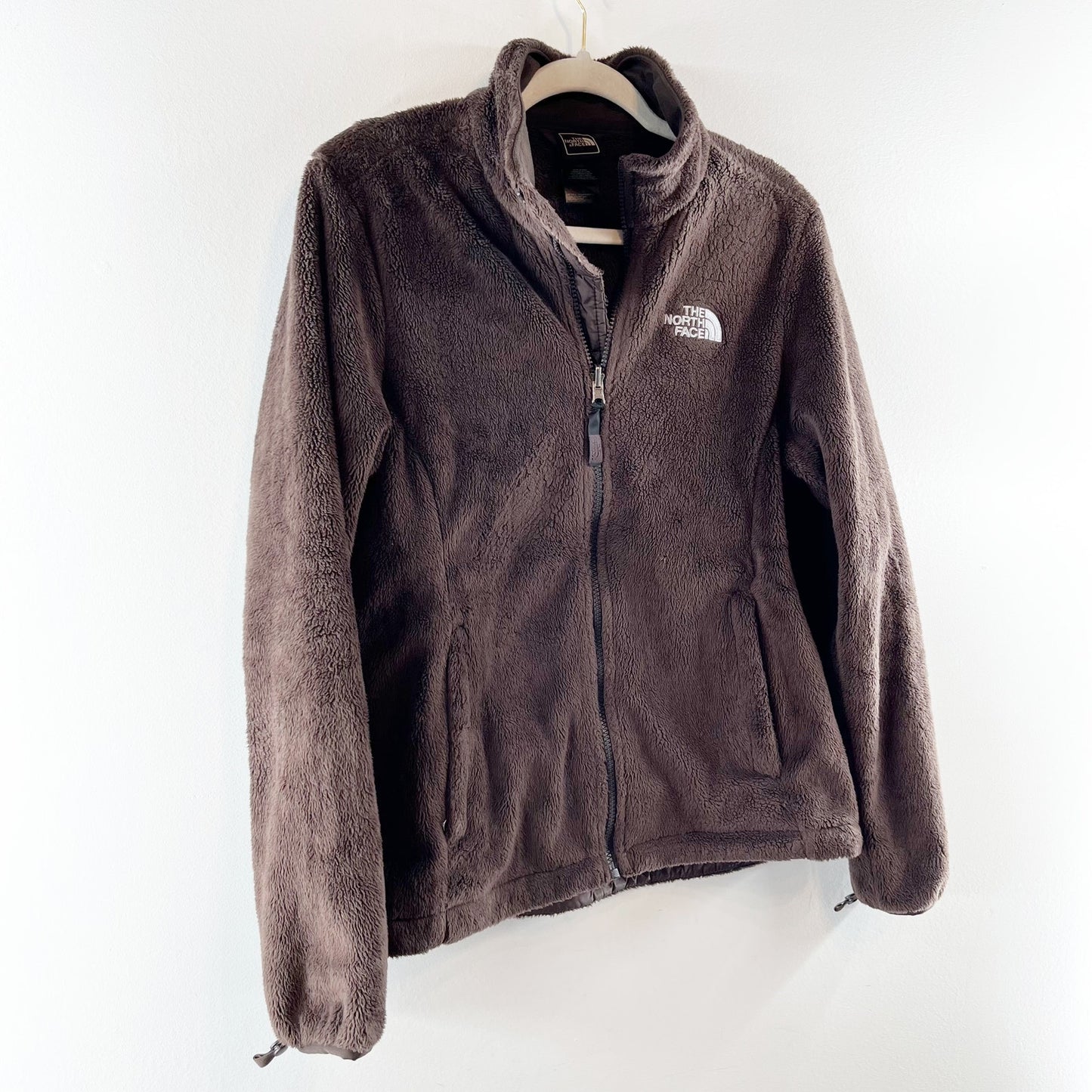 The North Face Osito Full Zip Fleece Jacket Brown Medium