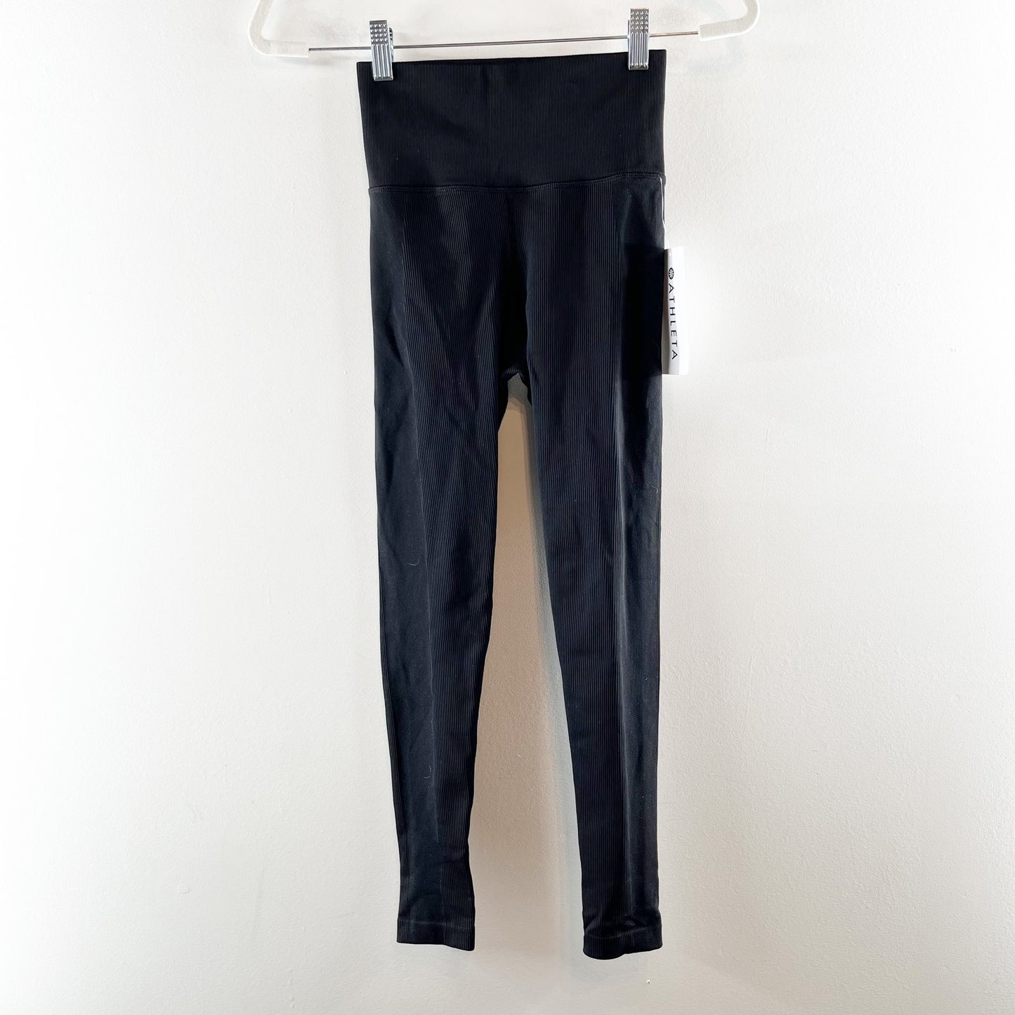 Athleta High Rise Aurora Seamless Tight Leggings Black XS