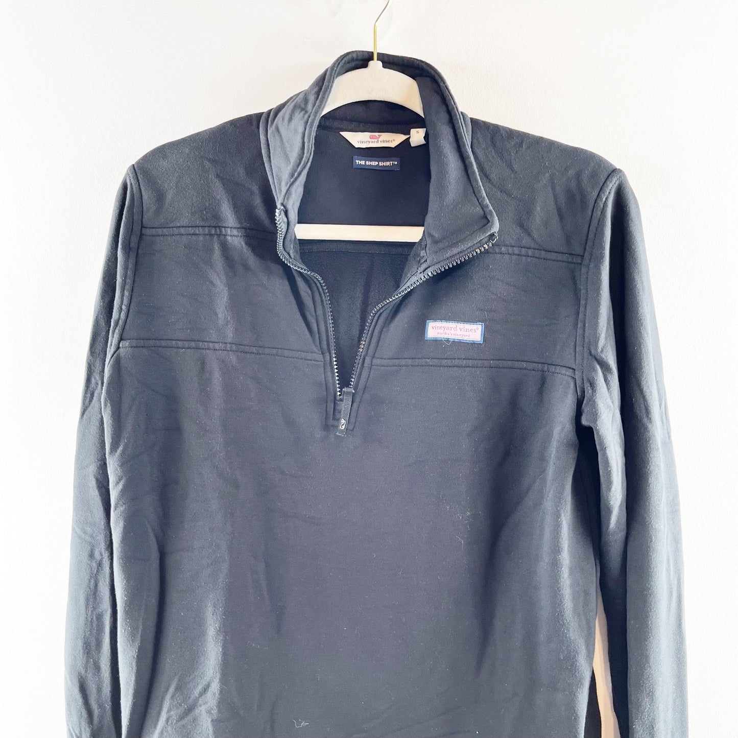 Vineyard Vines Dreamcloth Shep Long Sleeve Sweatshirt Jet Black Small