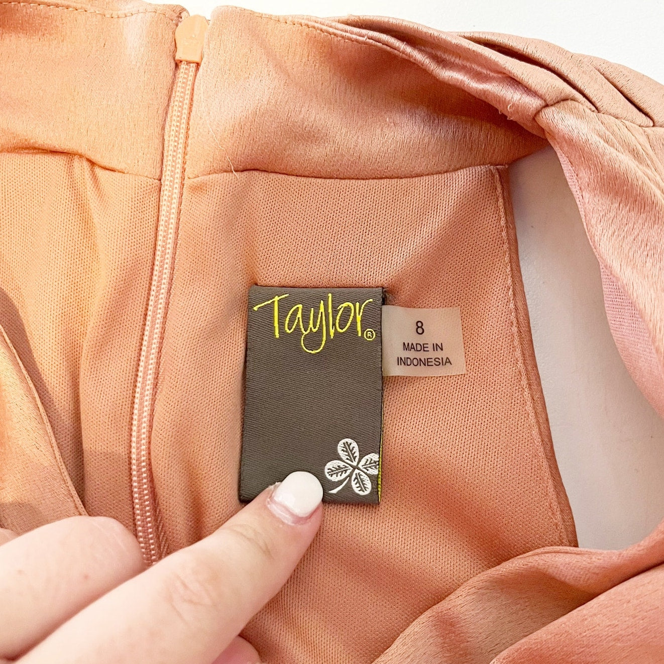 Taylor Satin Tie Waist Sleevleess Midi Dress Blush Pink 8