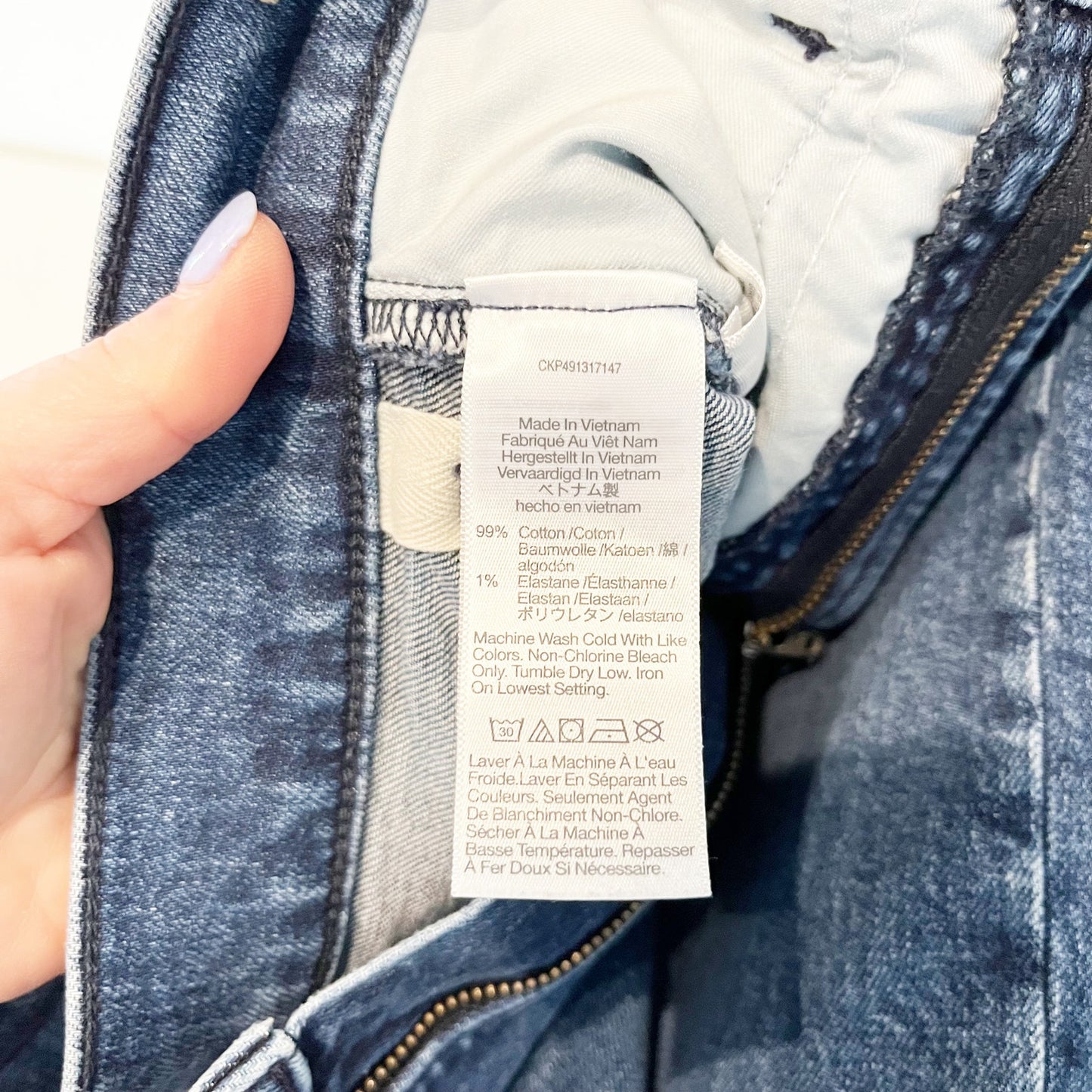 Madewell The Perfect Vintage High Rise Wide Leg Jeans Blue 28 / 6