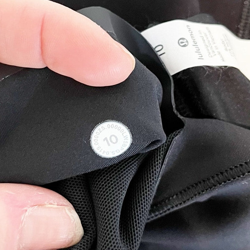 Lululemon In Movement Tight Leggings 25" Everlux Black 10