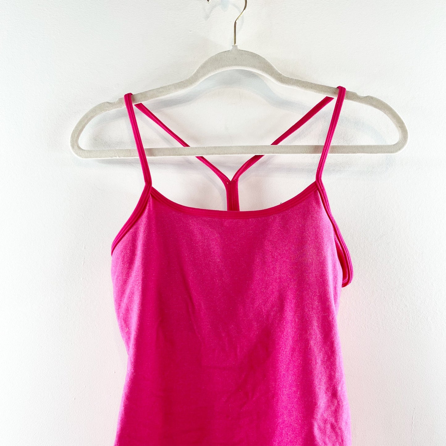 Lululemon Power Y Racerback Built in Bra Tank Top Pink 6