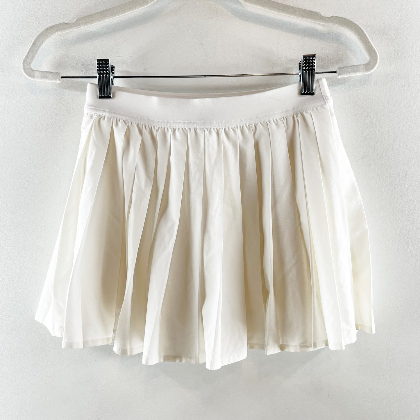 Lululemon High-Rise Pleated Tennis Mini Skirt Skort White 4