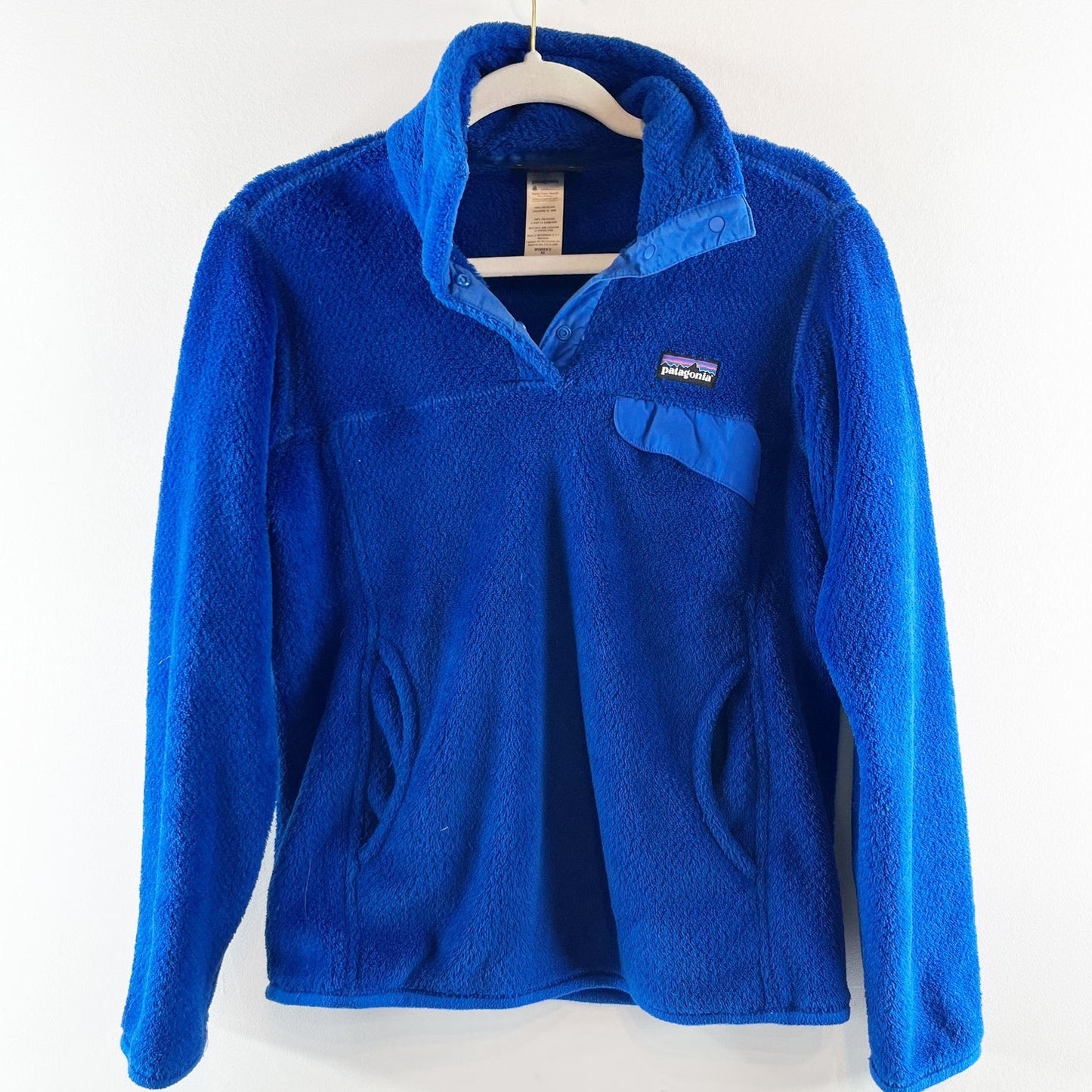 Patagonia Re-Toot Snap T Pullover Fleece Jacket Cobalt Blue XS